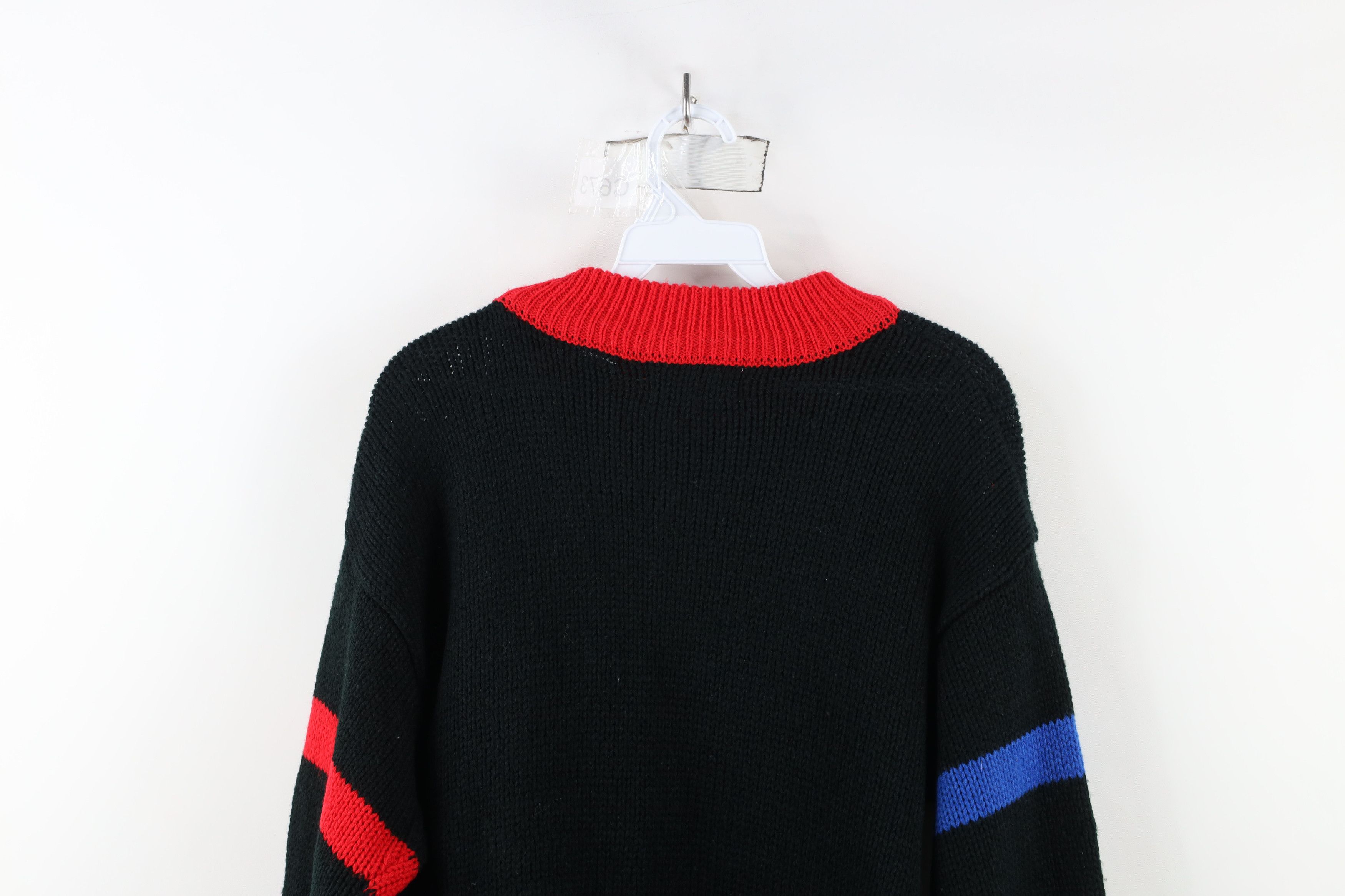 Vintage Vintage 90s Streetwear Block Boy Crazy Club Knit Sweater Size M / US 6-8 / IT 42-44 - 11 Thumbnail