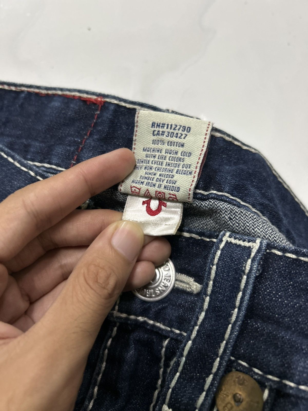 Japanese Brand × Kapital × True Religion Vtg TRUE RELIGION Flare denim Made In Usa Size US 30 / EU 46 - 10 Thumbnail