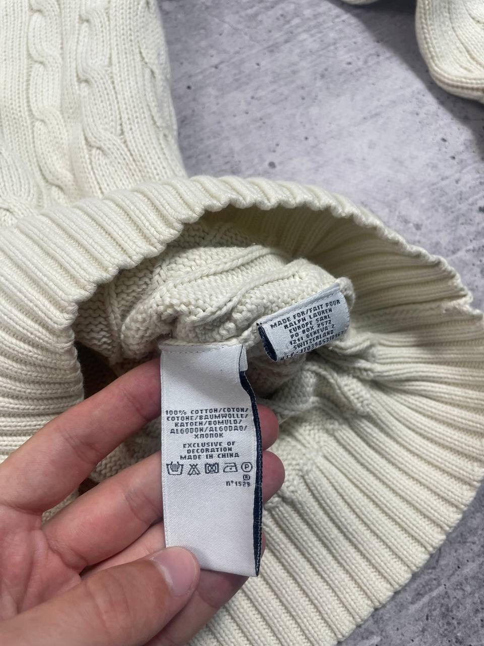 Polo Ralph Lauren Vintage Polo Ralph Lauren V Neck Knitted Sweater Y2K Size M / US 6-8 / IT 42-44 - 7 Thumbnail