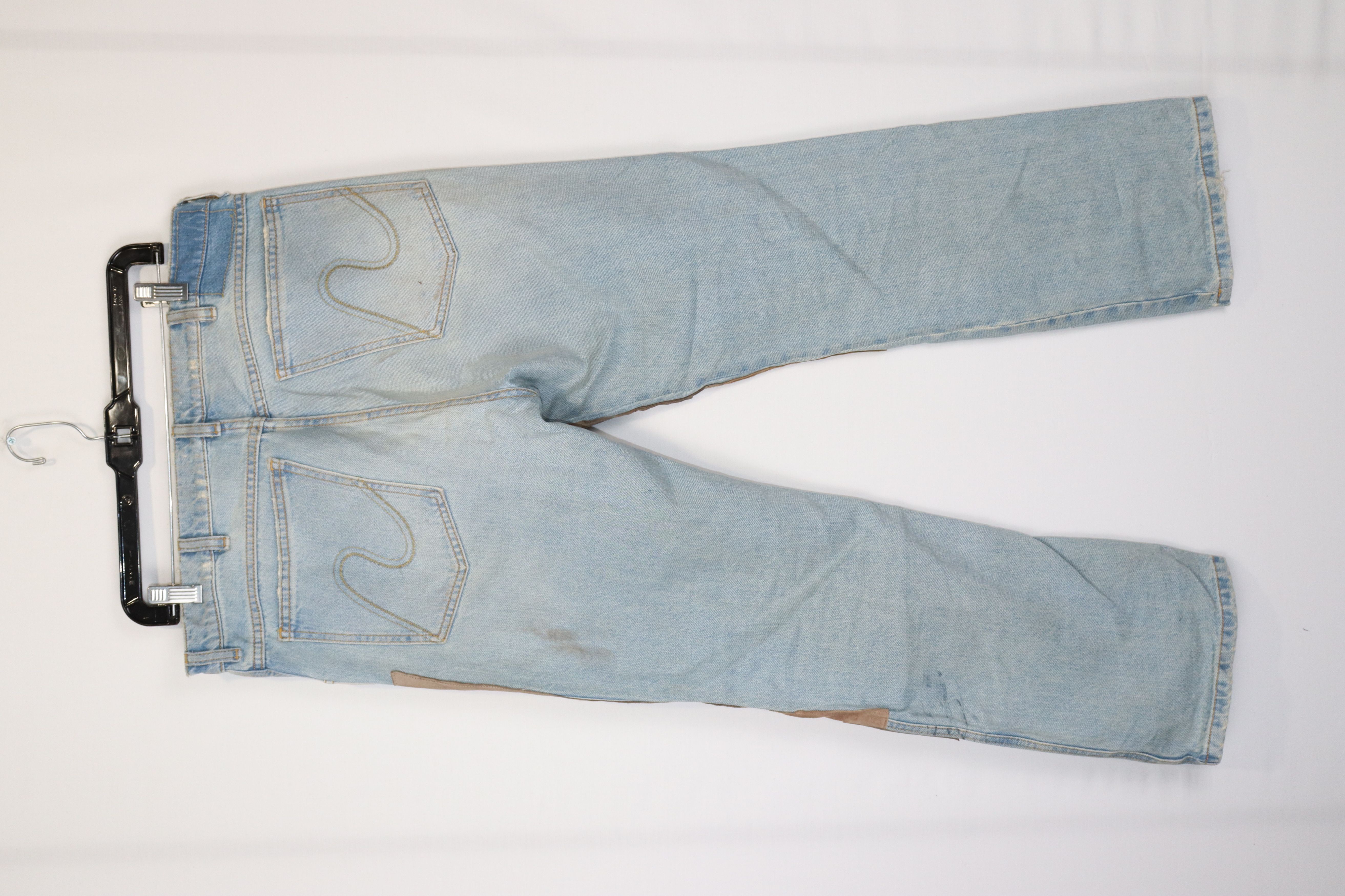 ERL o1rshd Suede Patched Floral Denim in Multicolor Size US 34 / EU 50 - 7 Thumbnail