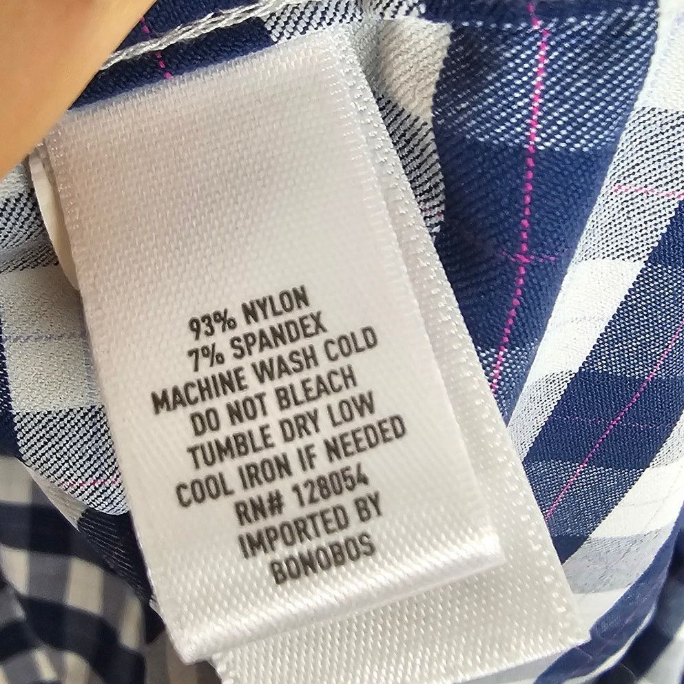 Bonobos Bonobos Mens Checker Dress Shirt Sz M Tailored Fit Career Size US M / EU 48-50 / 2 - 7 Thumbnail