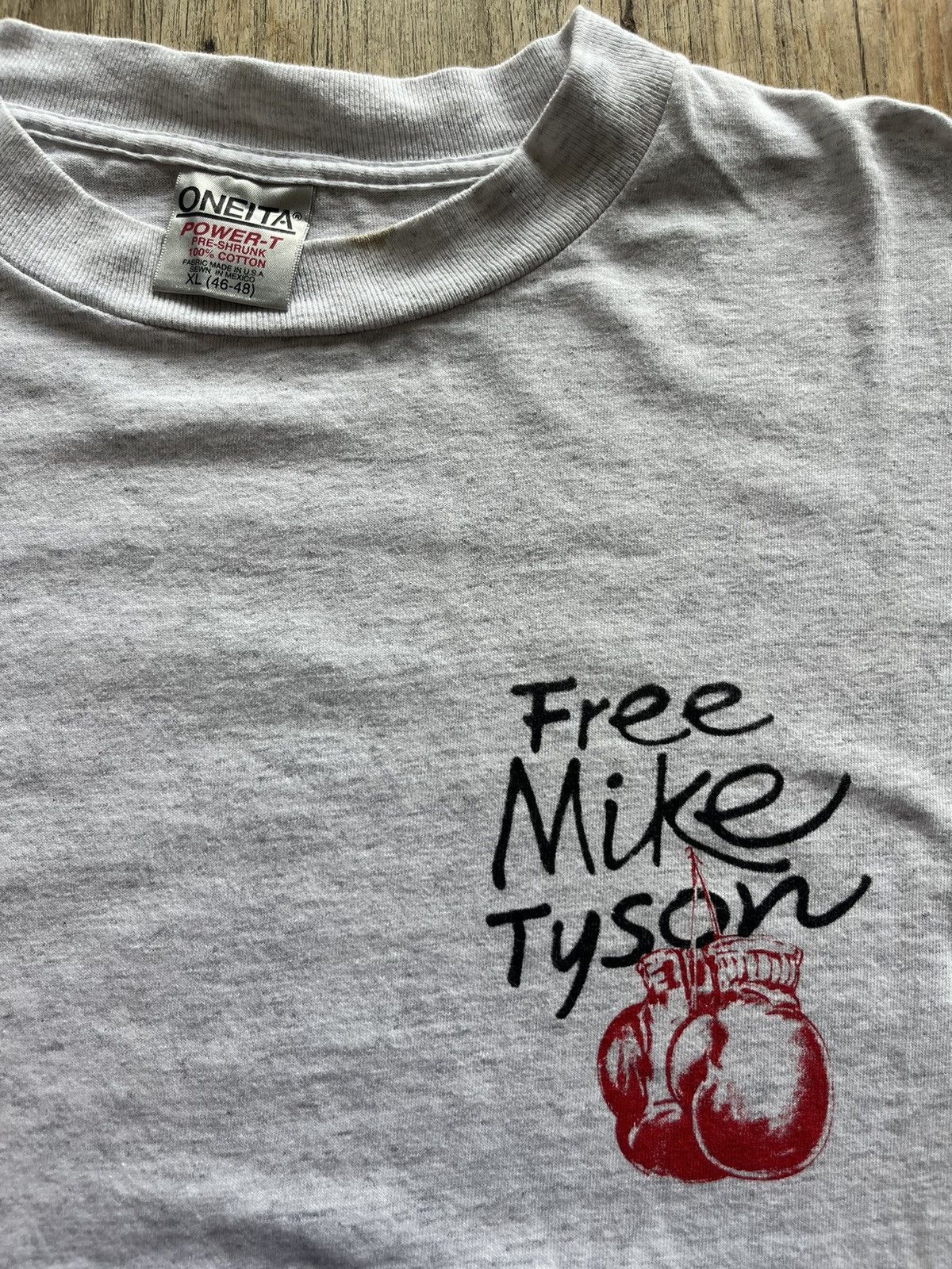 Vintage Vintage Free MIKE TYSON 90’s Tshirt Size US XL / EU 56 / 4 - 6 Thumbnail