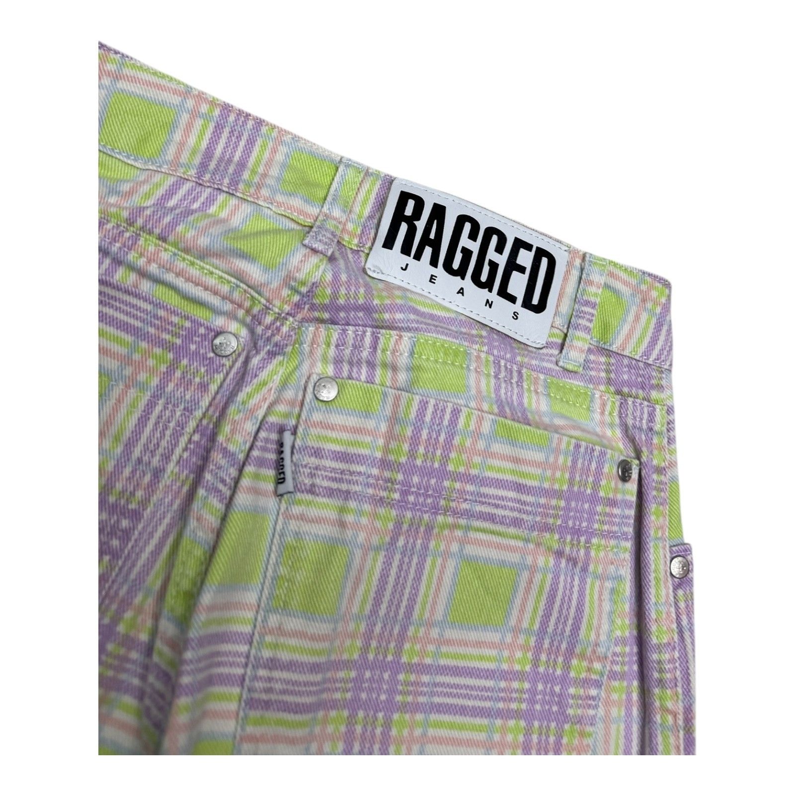 Other RUGGED JEANS Plaid Pastel Streetwear Denim Pants Jeans 24 Size 24" / US 00 / IT 34 - 3 Thumbnail