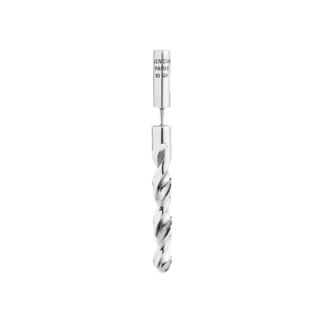 Balenciaga o1srvl11e0825 Size: OS / City Drill Earring in Silver Size ONE SIZE - 1 Preview