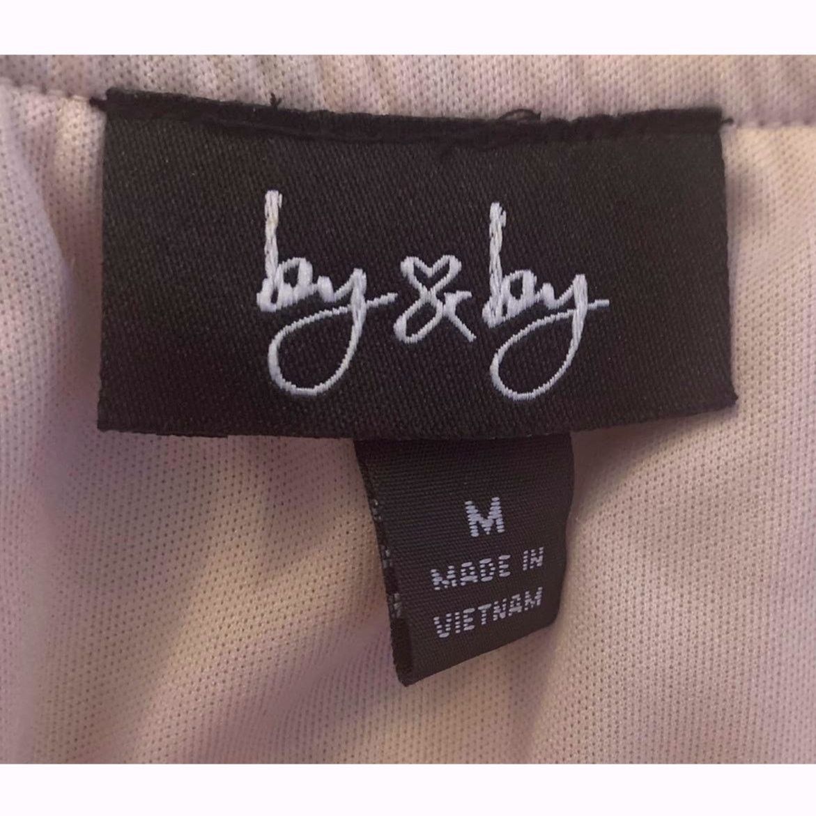 Other By & By Women's Size Medium Blouse Pale Pink Floral Top Size M / US 6-8 / IT 42-44 - 3 Thumbnail