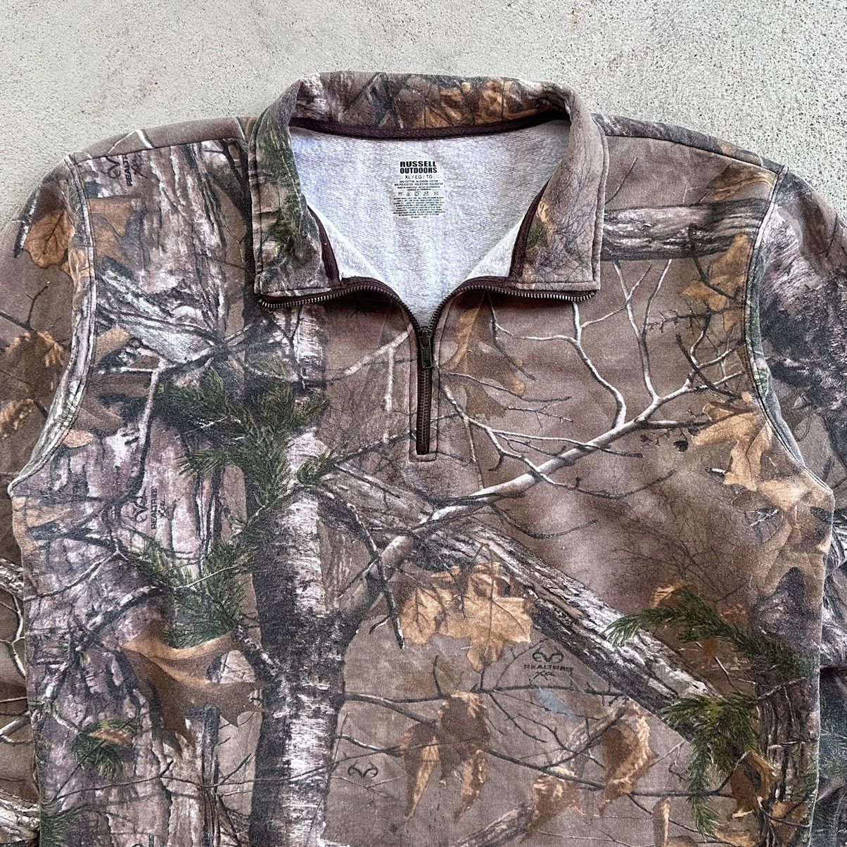 Carhartt × Vintage Crazy Vintage Y2K Faded Realtree Camo Sweatshirt Size US L / EU 52-54 / 3 - 4 Thumbnail