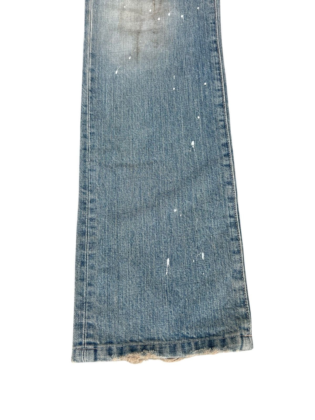 Tete Homme Vintage Tete Homme Japan Dirty Mud Denim Painter Jeans Size US 31 - 8 Thumbnail