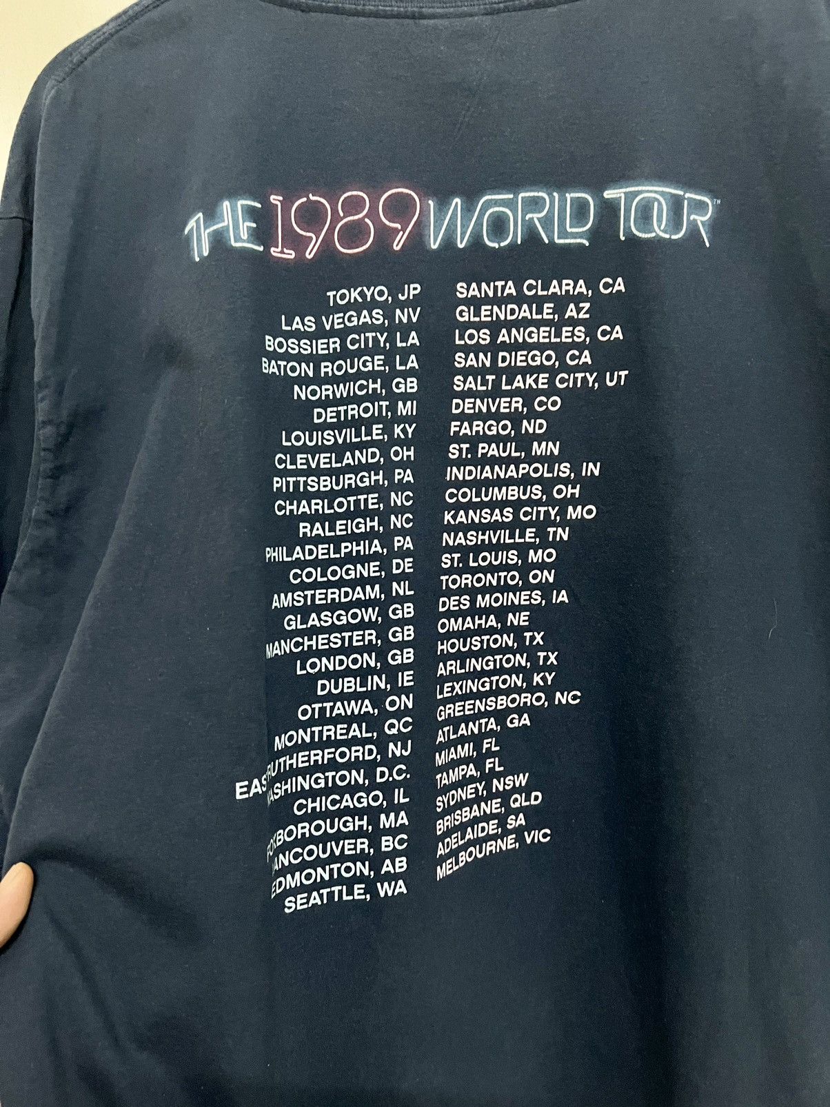 Band Tees × Vintage Taylor Swift The 1989 World Tour Tee Size US XL / EU 56 / 4 - 10 Thumbnail