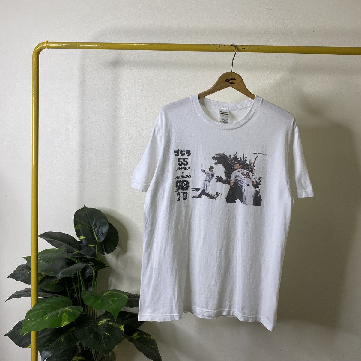 Japanese Brand Baseball YomiuriGiants Hideki Matsui Yuto Akihiro Godzilla T Size US L / EU 52-54 / 3 - 1 Thumbnail