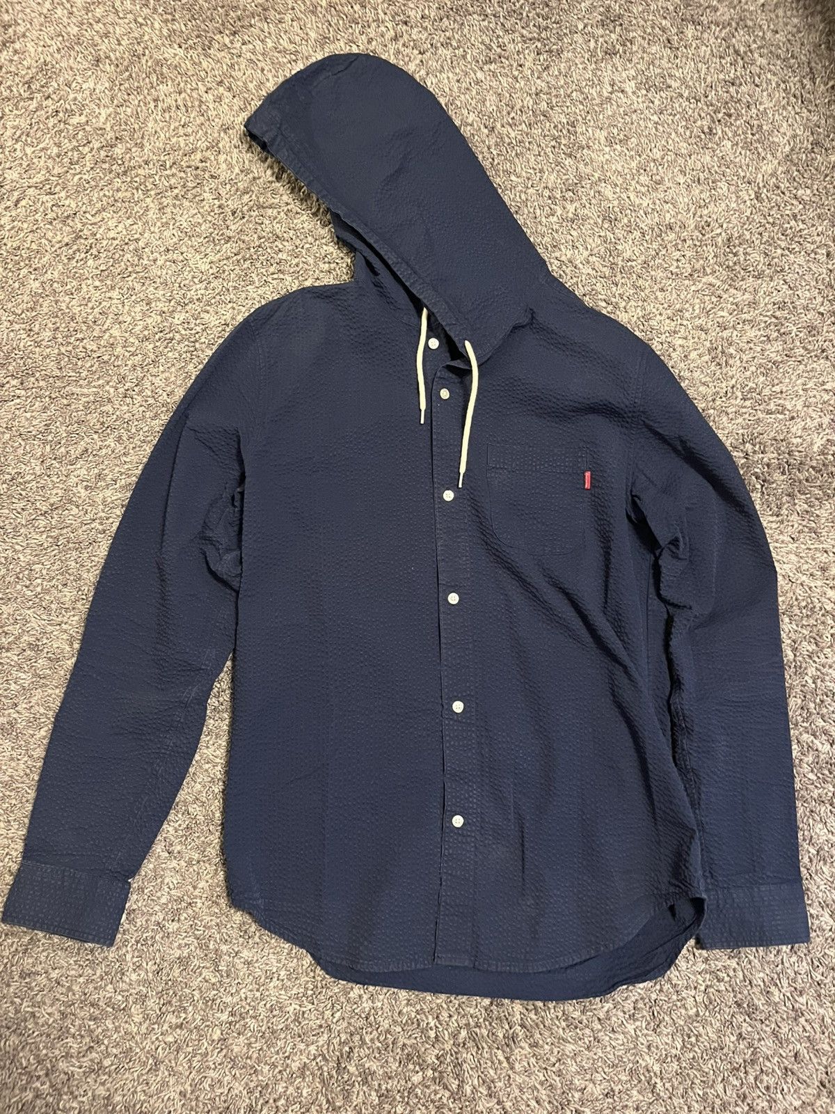 Supreme Supreme Seersucker long sleeve button up (SS15) Size US M / EU 48-50 / 2 - 1 Thumbnail