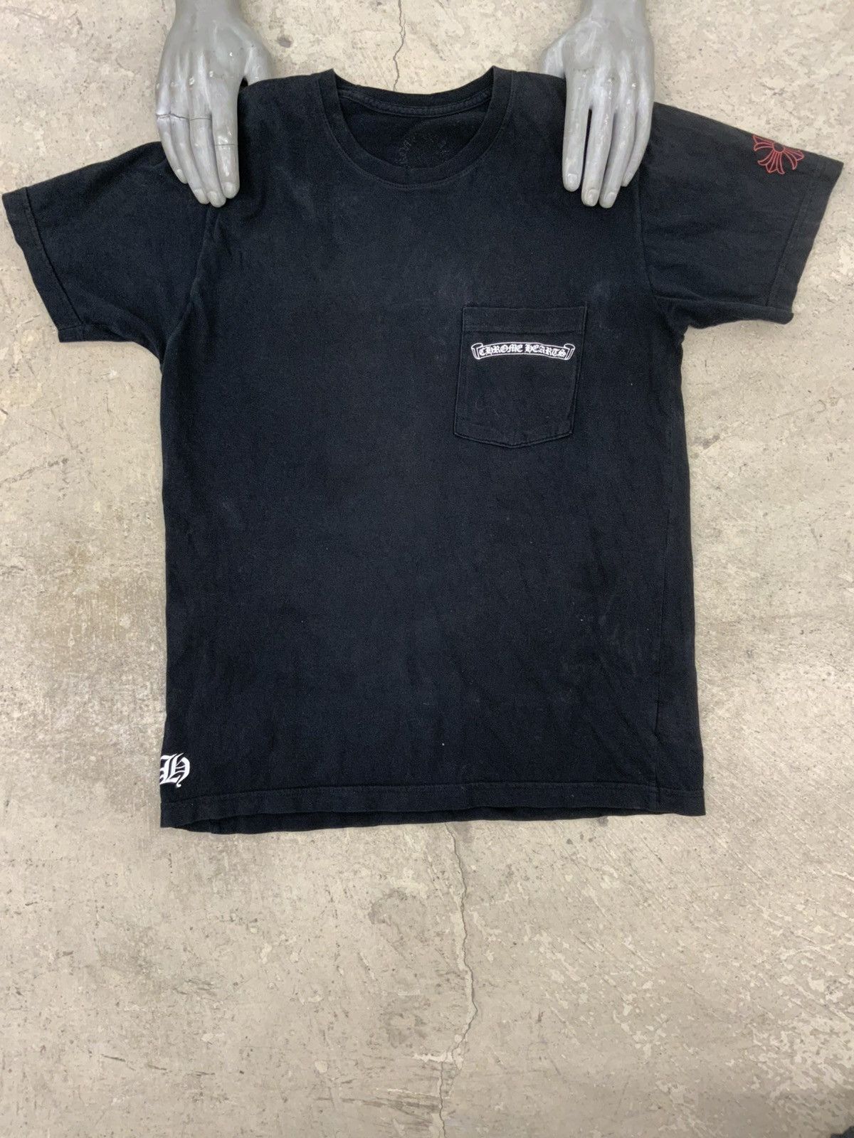 Chrome Hearts CHROME HEARTS SCROLL POCKET TEE Size US M / EU 48-50 / 2 - 2 Thumbnail