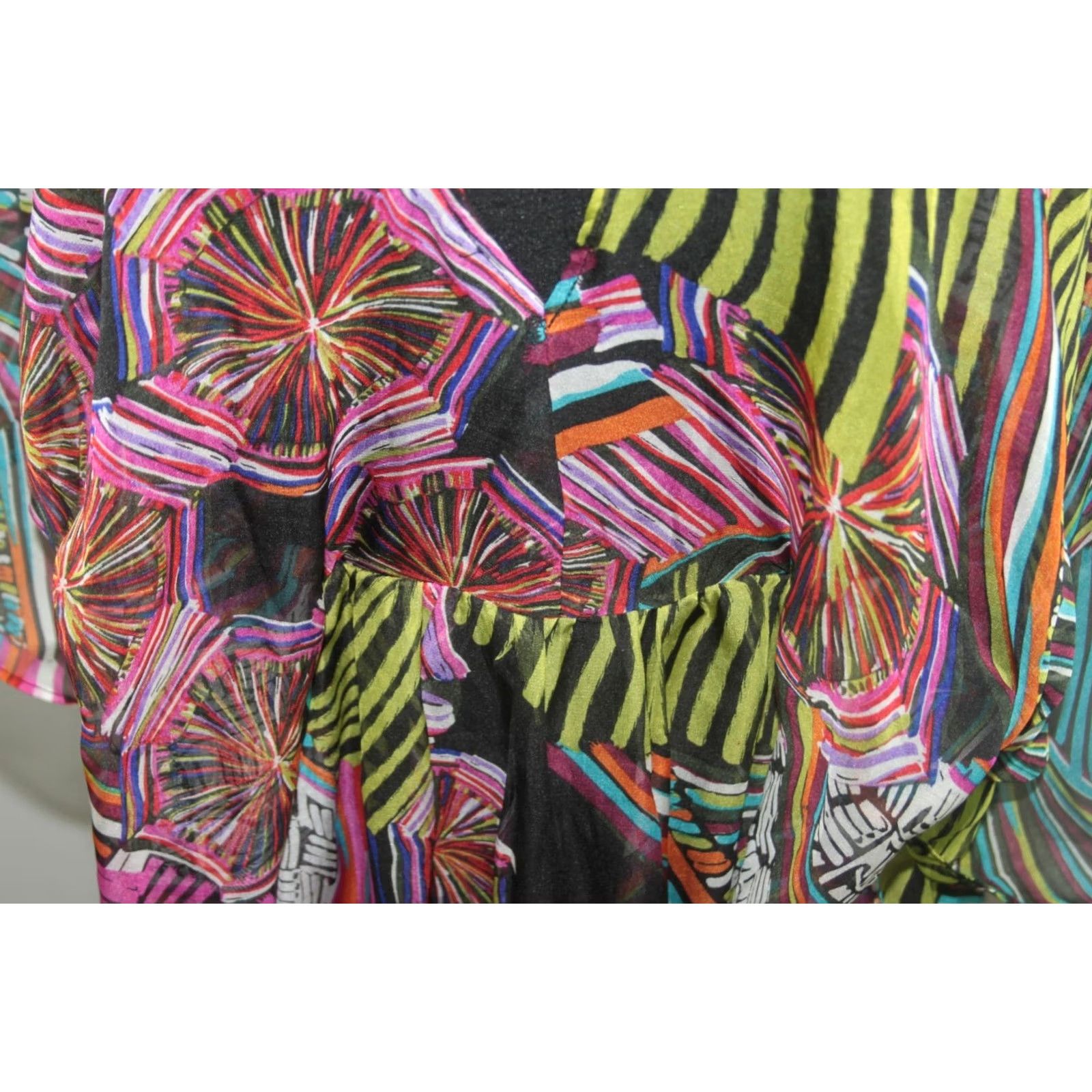 Desigual Desigual Blouse Shirt M Multicoloured 3/4 Sleeve Womens Size M / US 6-8 / IT 42-44 - 4 Thumbnail