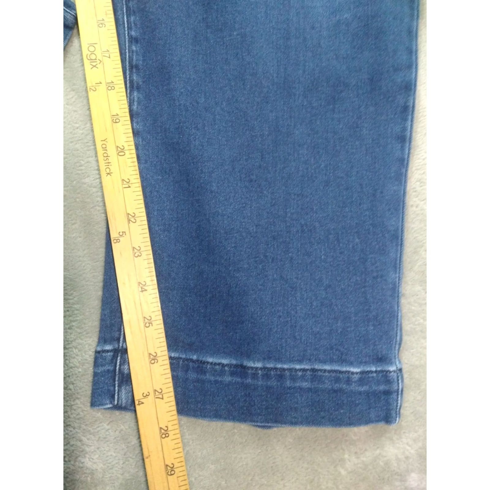 NYDJ NYDJ Jeans Women Blue Denim Bailey Relaxed Straight Ankle Lift Tuck High Rise 4X Size 40" / US 18 - 6 Thumbnail