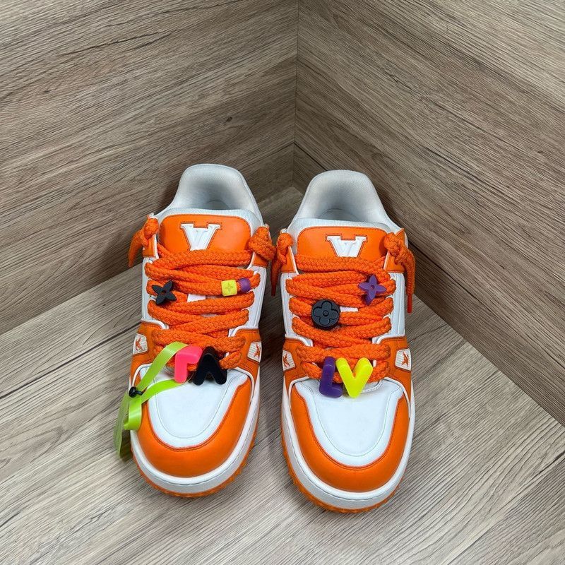 Louis Vuitton Louis Vuitton Trainer Maxi Low Top Fashion Sneakers -2508 Size US 10.5 / EU 43-44 - 2 Thumbnail