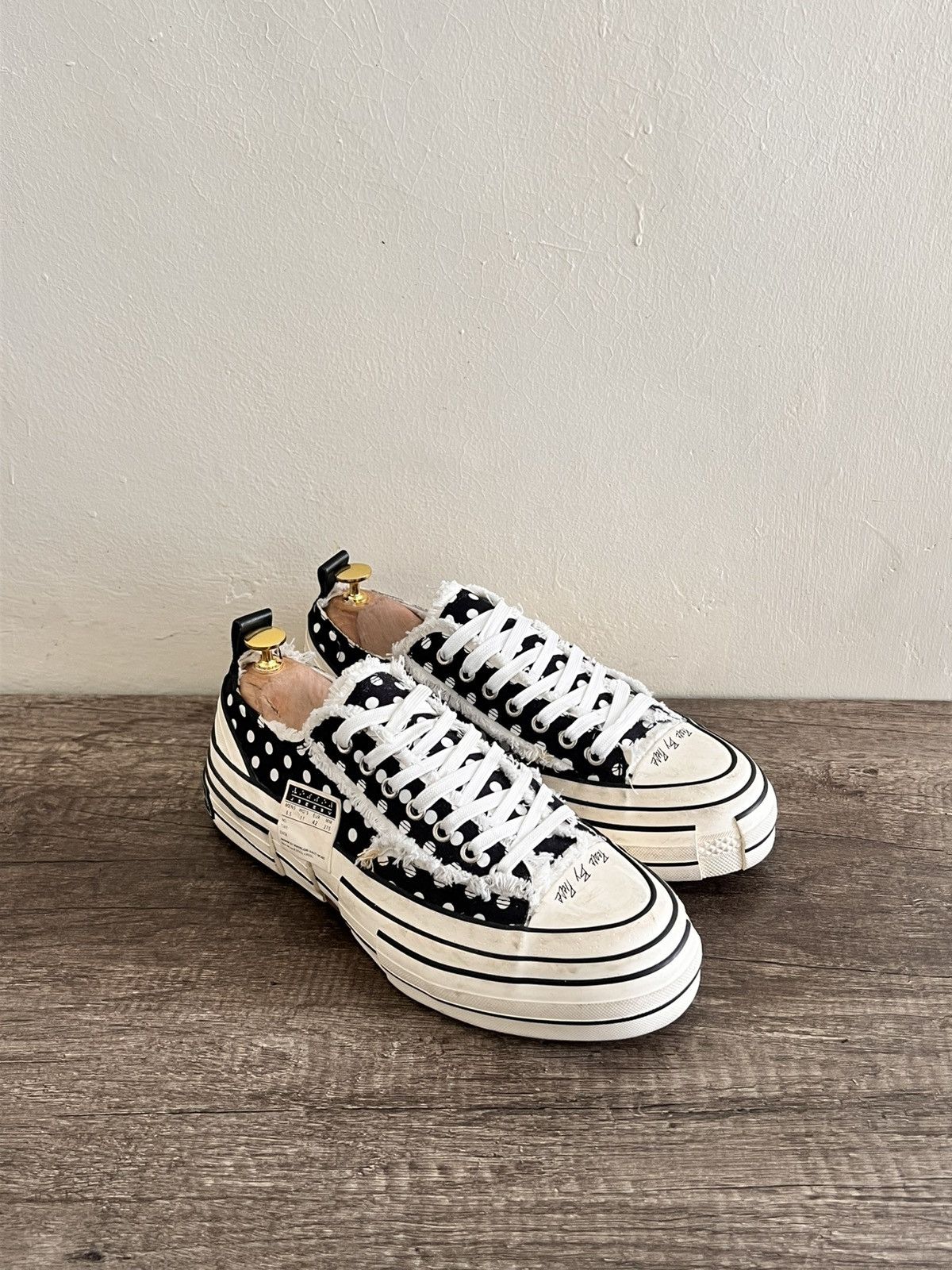 Yohji Yamamoto × xVESSEL G.O.P. Lows Black/white Chunkies Size US 8.5 / EU 41-42 - 2 Thumbnail
