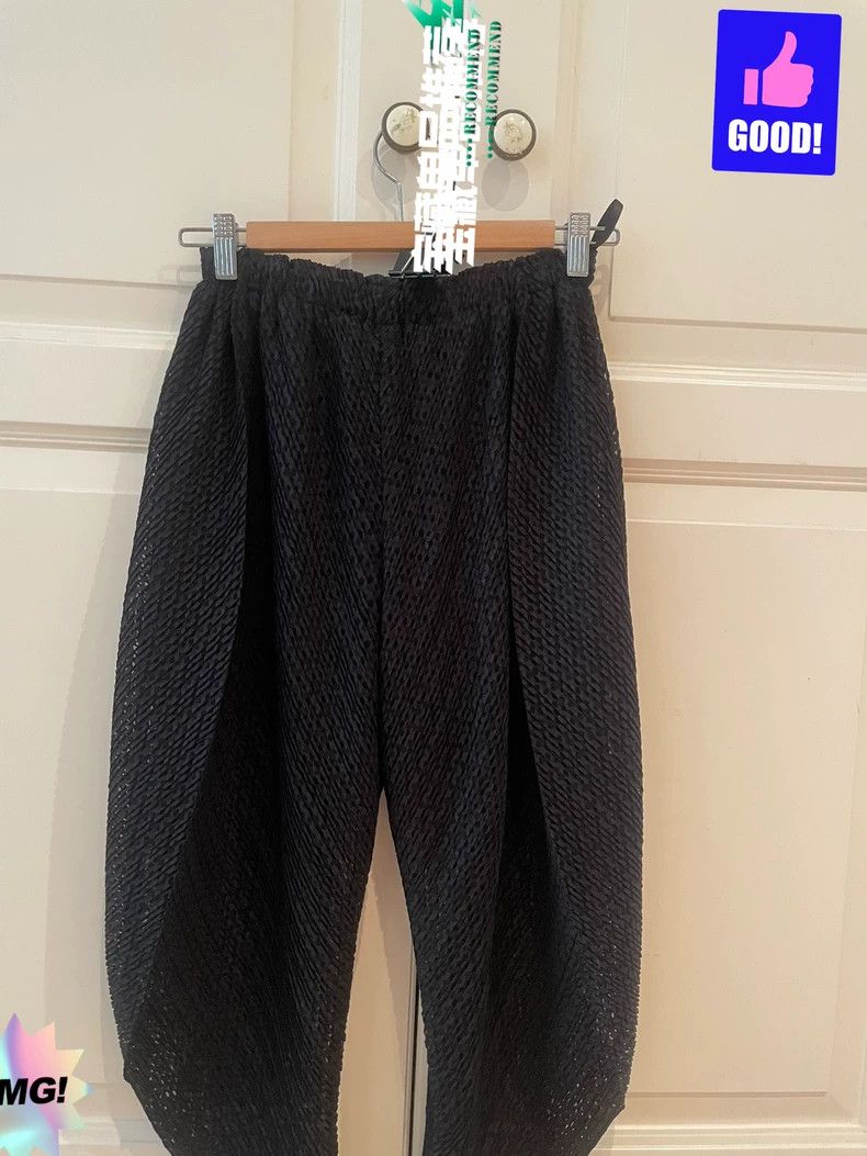 Issey Miyake Issey Miyake size:3 Black irregular-shaped pants Size 42" / US 20 - 3 Thumbnail