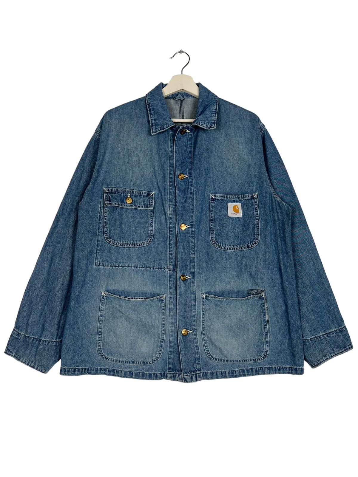 Carhartt 🔥 1980s VINTAGE CARHARTT WORK CHORE JACKET Size US M / EU 48-50 / 2 - 2 Thumbnail