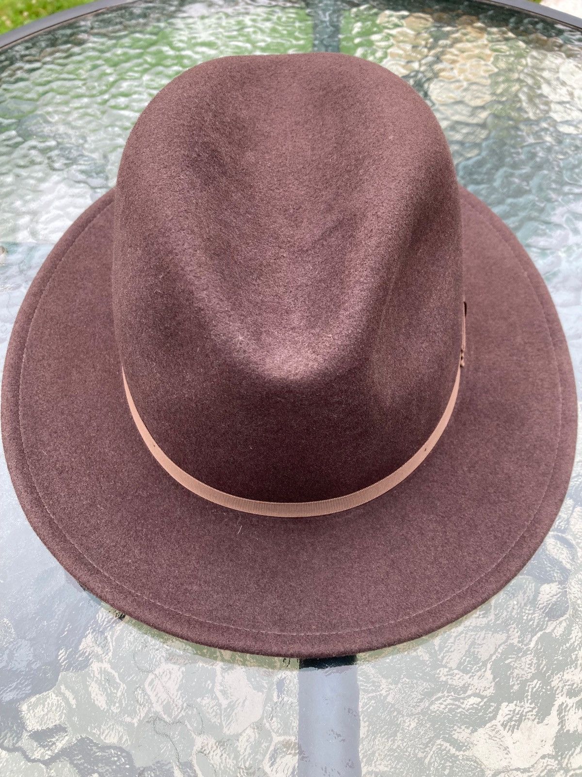 Vintage Vintage Country Gentleman Wilton Brown Wool Hat USA Fedora Size ONE SIZE - 1 Thumbnail