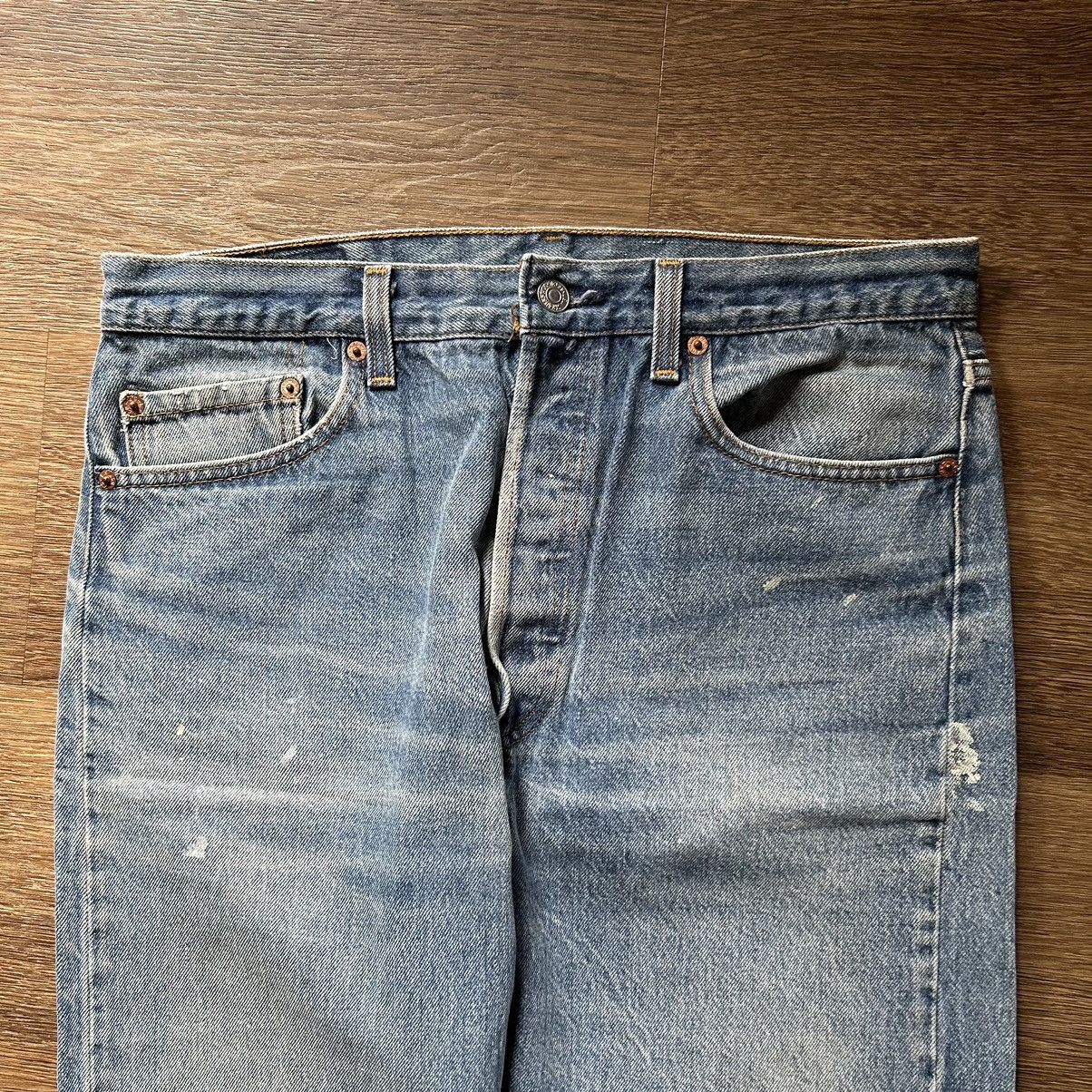 Levi's × Vintage Levi 501 with Blown out Pocket Size US 35 - 2 Thumbnail