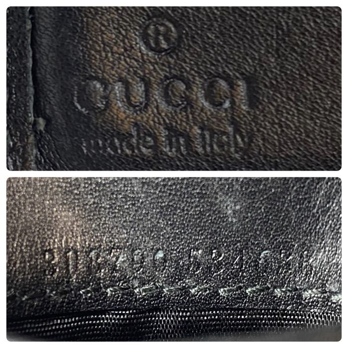 Gucci Gucci Made In Italy Logo Leather Bifold Wallet Grailed