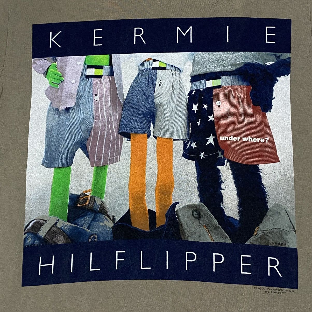 Vintage Vintage kermie hilflipper X tommy hilfiger parody Size US L / EU 52-54 / 3 - 2 Thumbnail