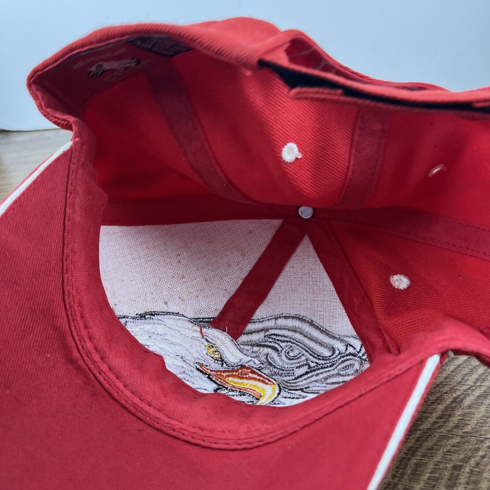 Other Native Pride Hat Bald Eagle Red Hat Adjustable Adult Size Ha Size ONE SIZE - 15 Thumbnail