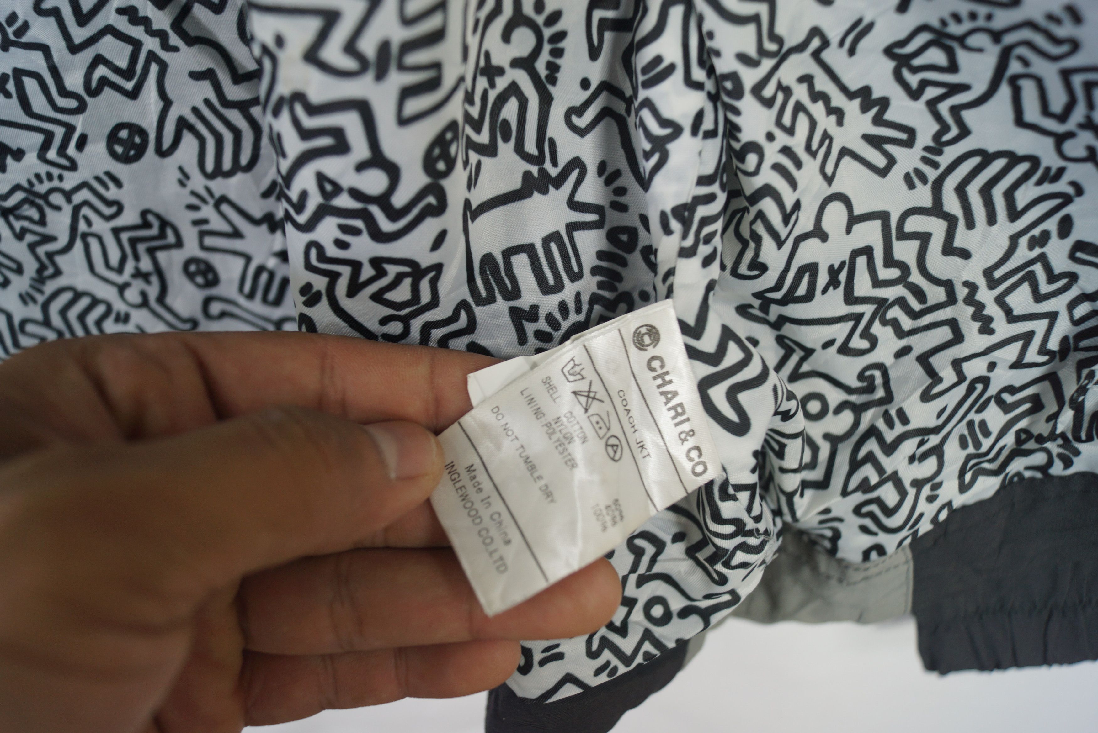 Keith Haring × Vintage Rare Light Jacket CHARI&CO Collaboration Keith Haring Size US XL / EU 56 / 4 - 5 Thumbnail