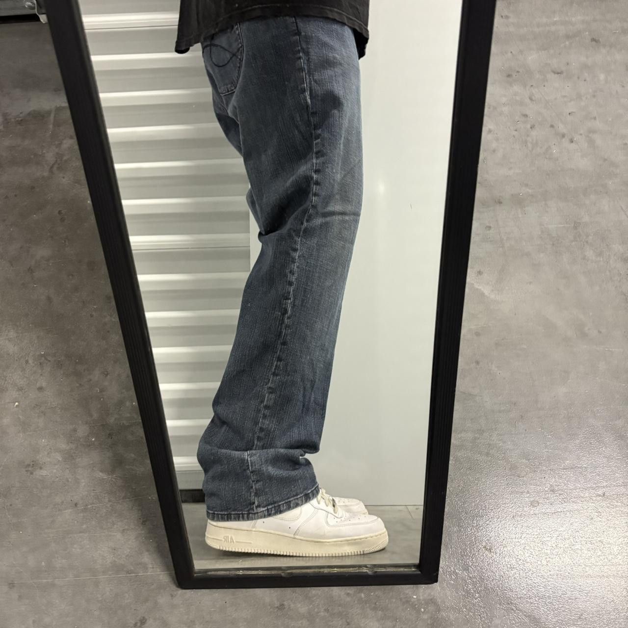Chicos Crazy Vintage Y2K/2000s Baggy Chico’s Platinum Dark Wash Denim Jeans! Size US 34 / EU 50 - 2 Thumbnail