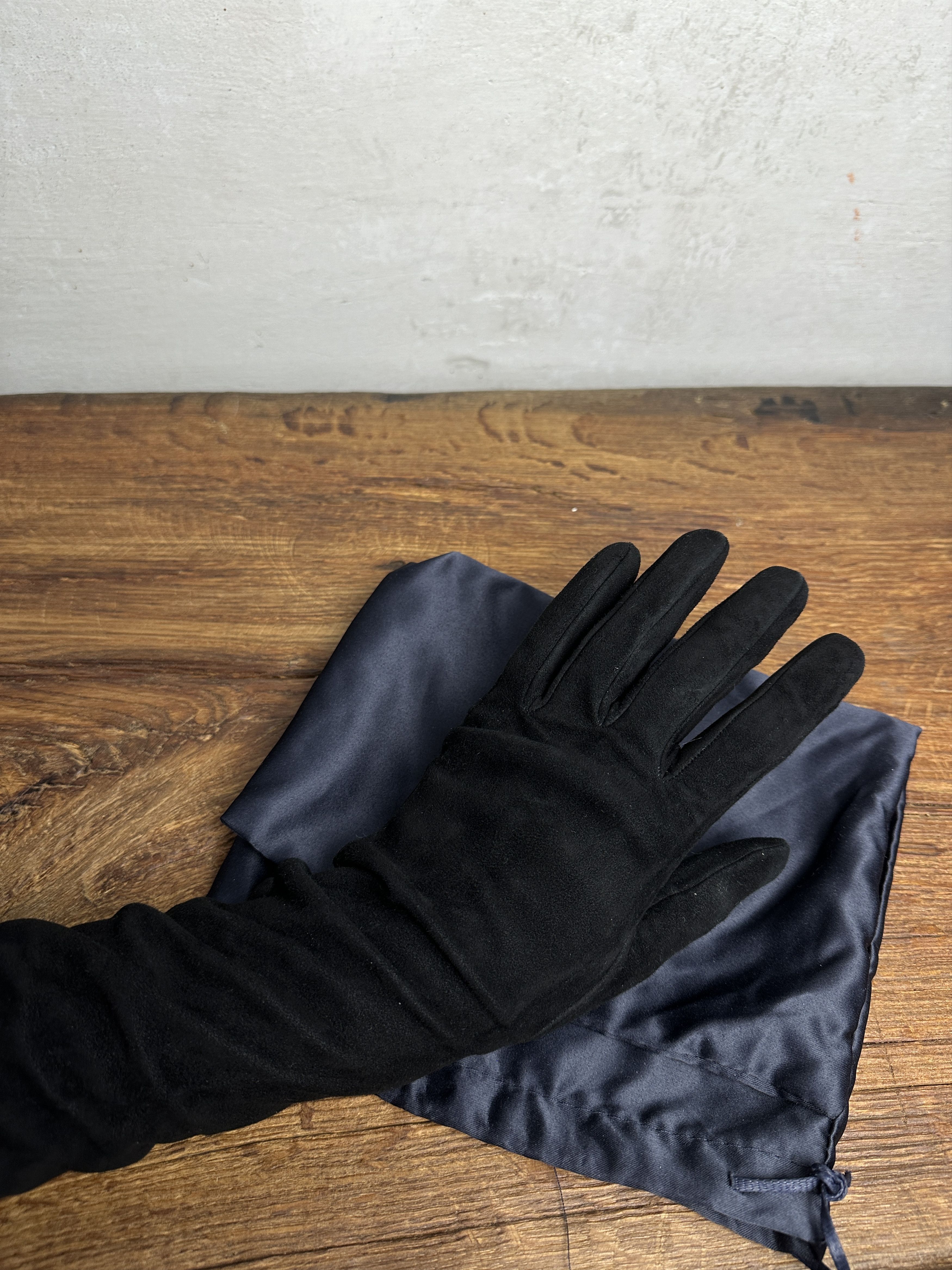Prada Prada Suede Long Gloves Size ONE SIZE - 4 Thumbnail