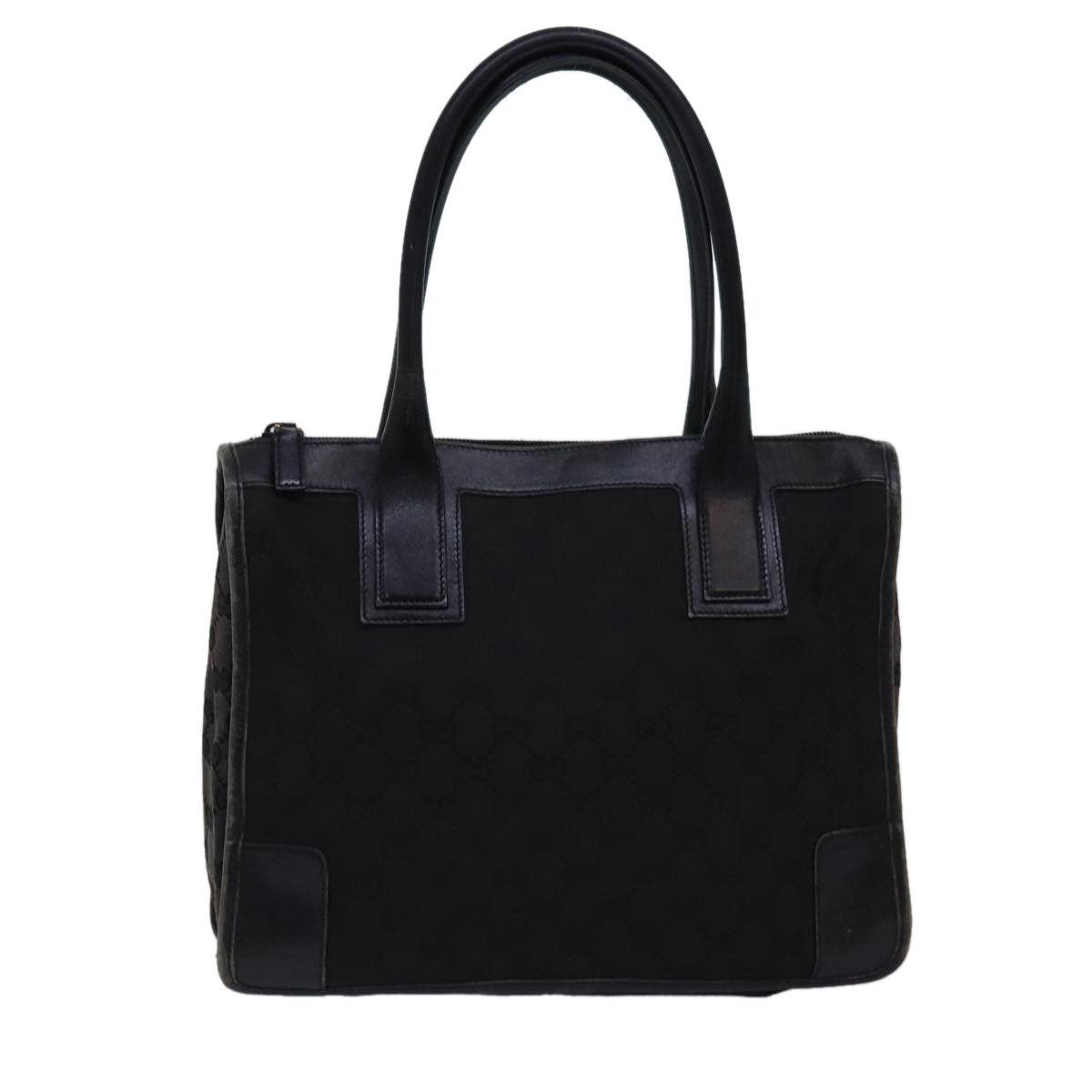 Gucci Gg Canvas Black Canvas Handbag (Pre-Owned) Size ONE SIZE - 1 Thumbnail