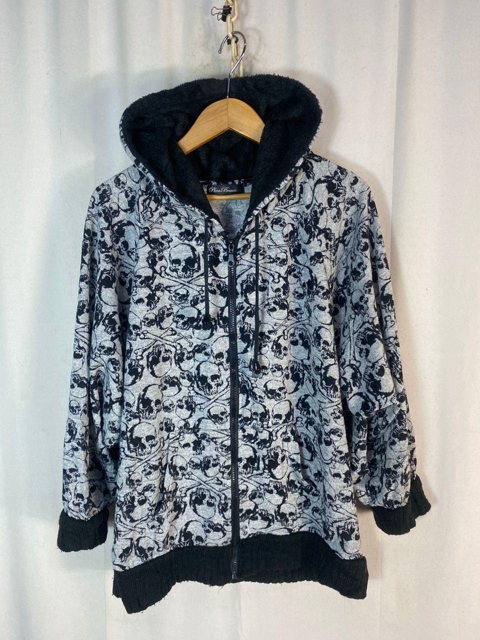 Skull fullprint hoodie zipper by Plein beaute