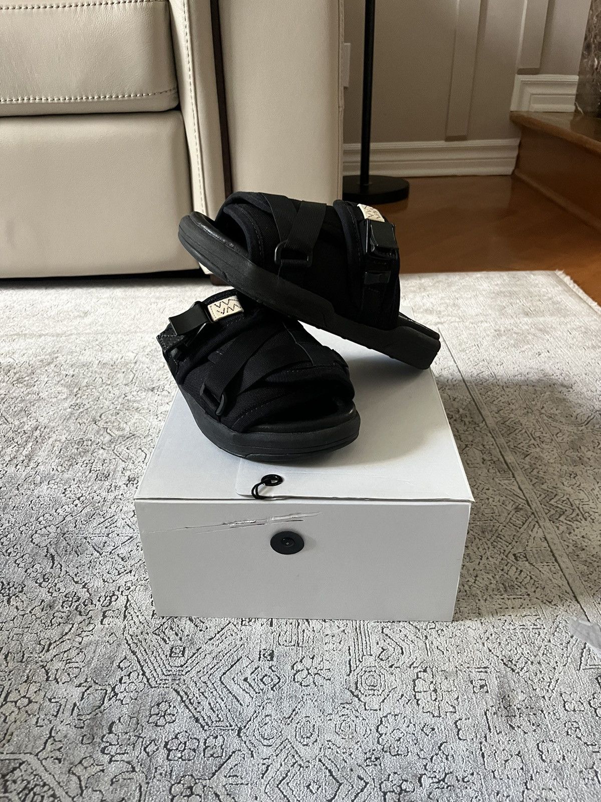 Visvim Visvim Christo Black Sandal Size US 5.5 / EU 38 - 2 Thumbnail