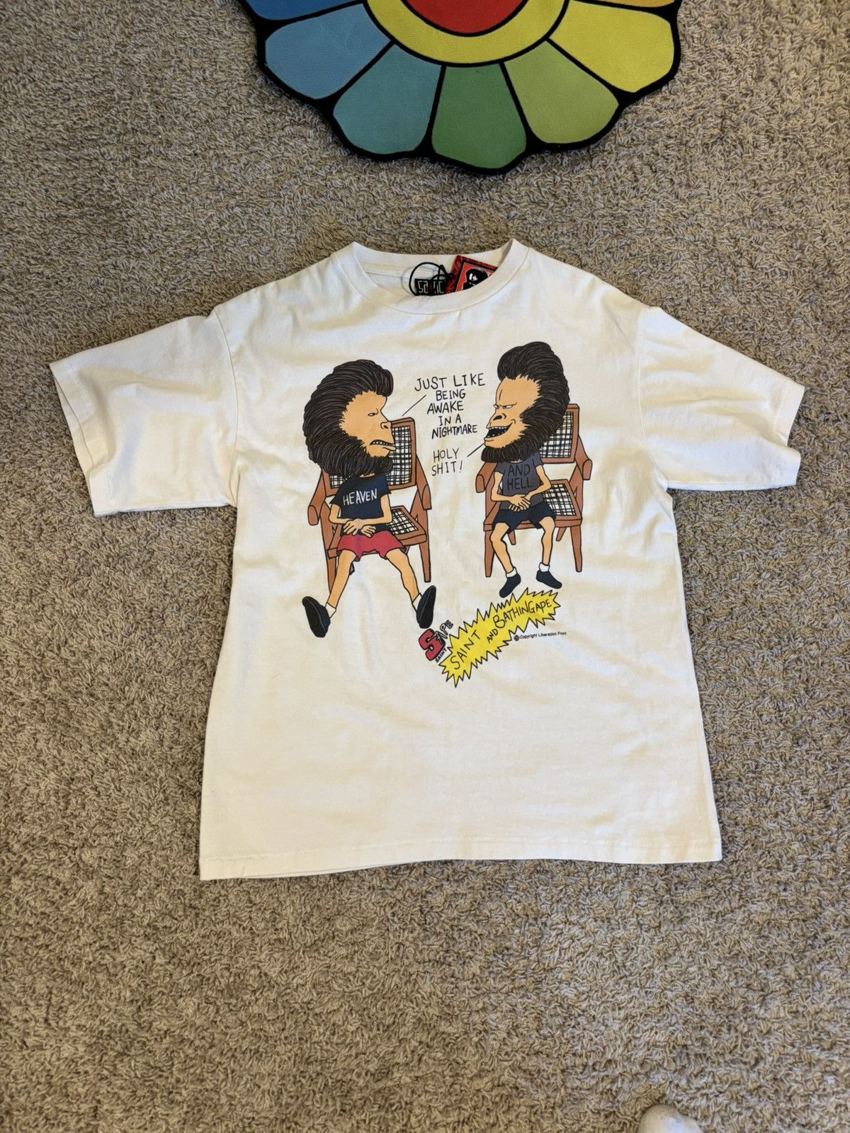 Saint Michael Saint Michael x Bape shirt Size US S / EU 44-46 / 1 - 1 Thumbnail