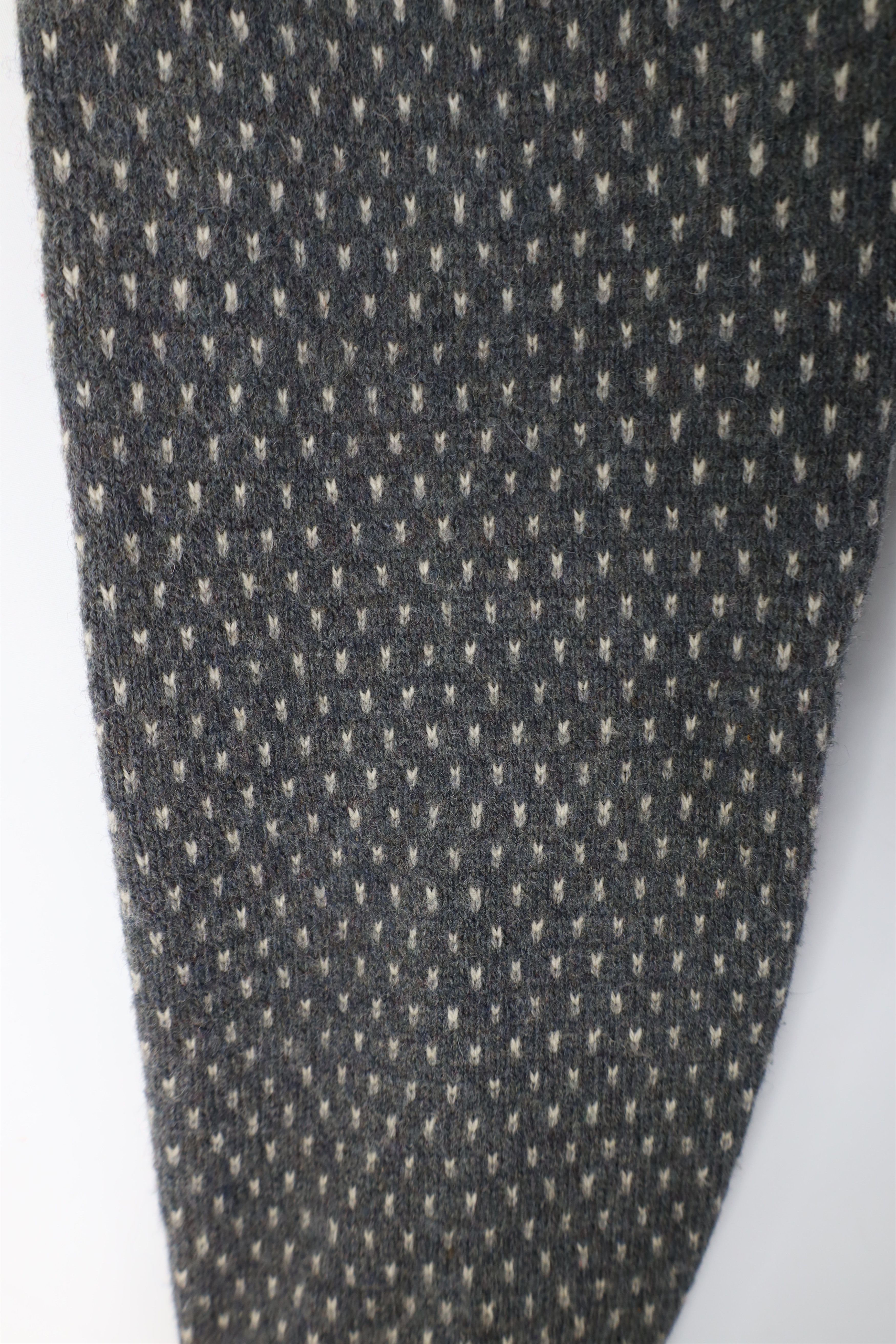 Vintage Vintage 70s Streetwear Wool Blend Knit Polka Dot Sweater Size US M / EU 48-50 / 2 - 7 Thumbnail
