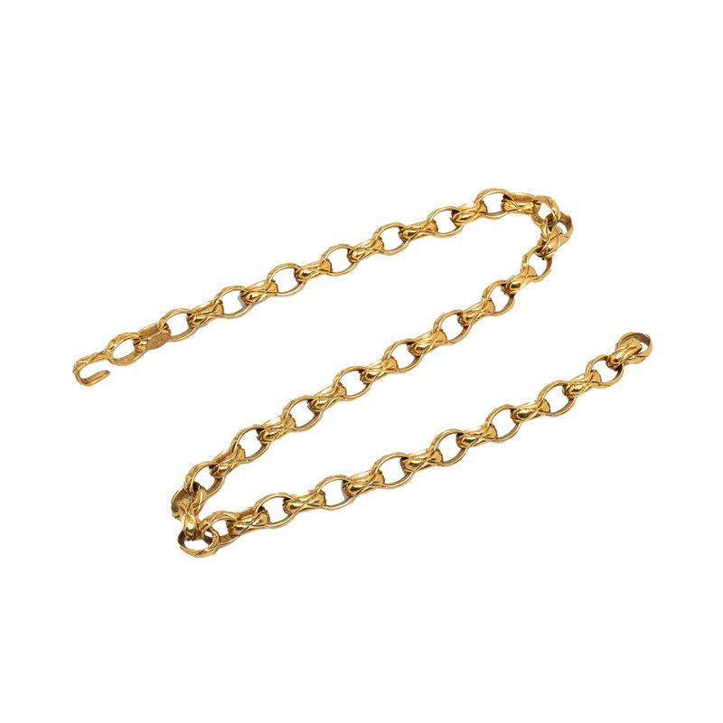 Chanel Chanel Vintage Matelasse Chain Belt Gold Plated Metal Belt in Great Condition