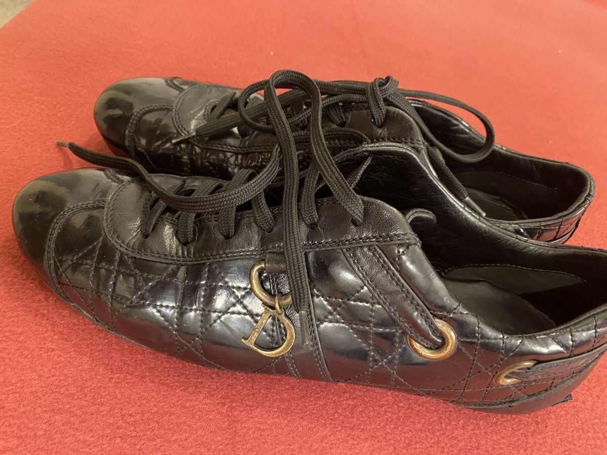 Dior Dior Black patent leather with classic stitching Size US 7 / EU 40 - 6 Thumbnail