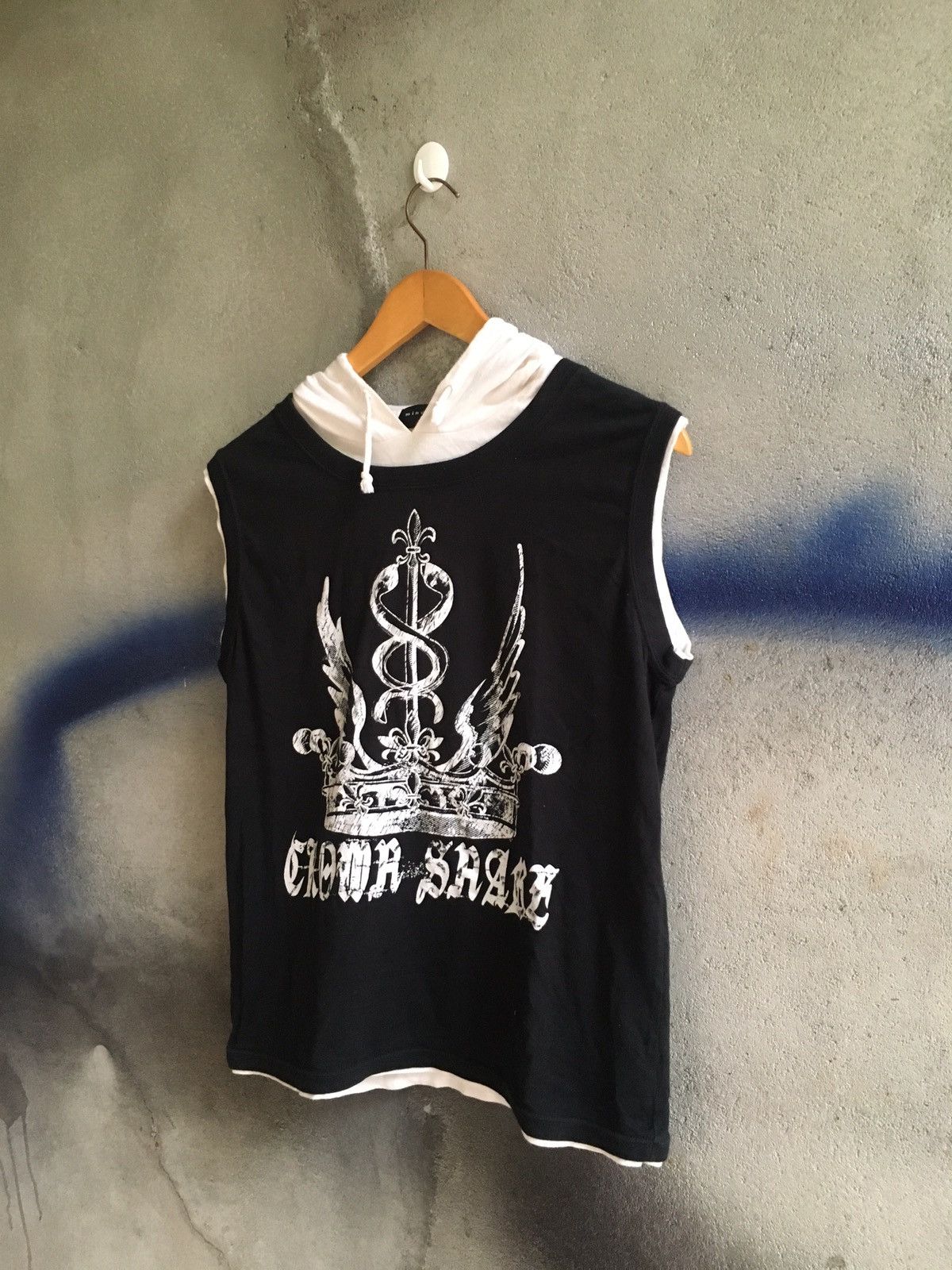 If Six Was Nine × Japanese Brand × Le Grande Bleu (L.G.B.) MIND GAMES LGB STYLE SHORT SLEEVE HOODIE Size US M / EU 48-50 / 2 - 3 Thumbnail