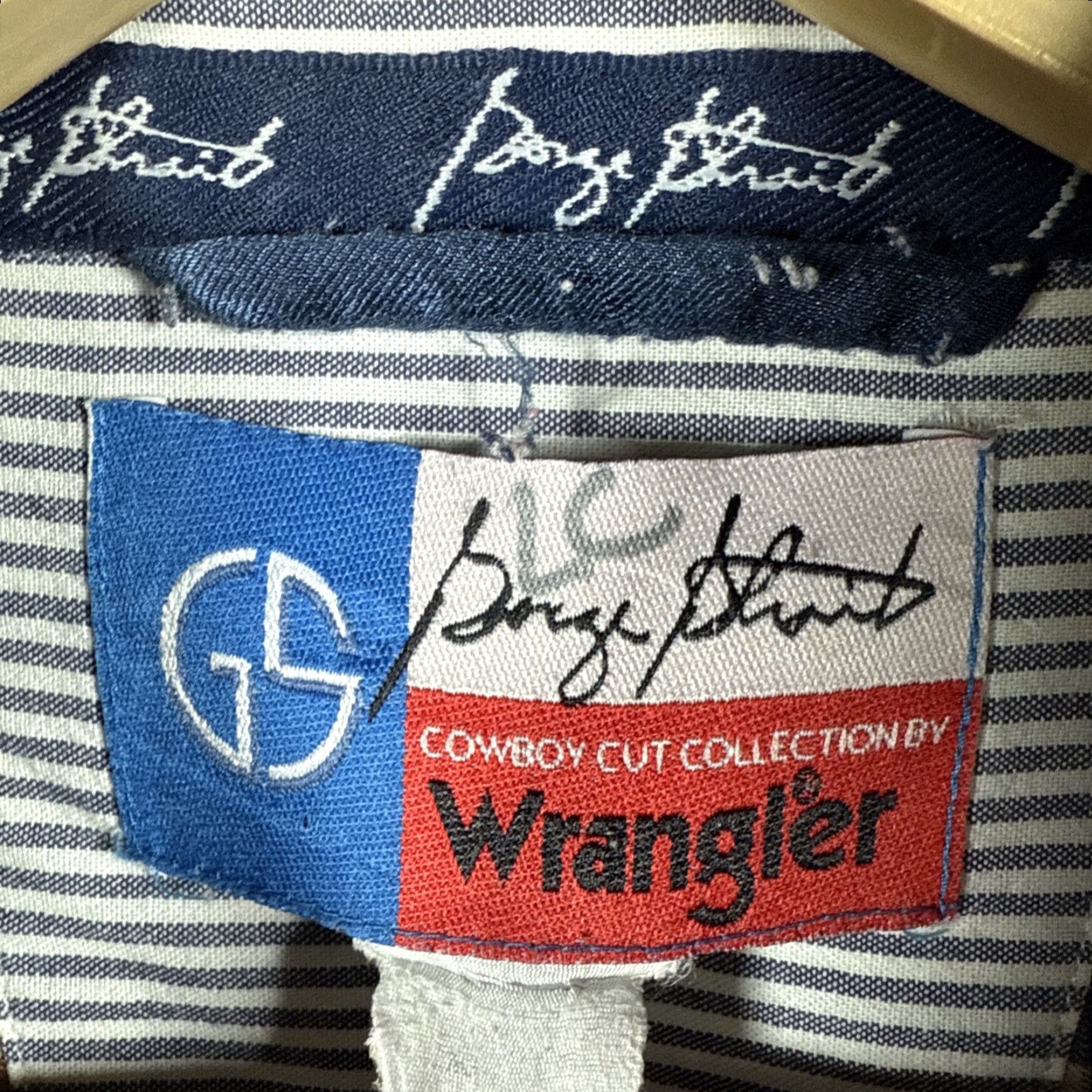 Wrangler George Strait Wrangler Shirt Multicolor Plaid Button-Up Long Sleeve Mens L Pit To Pit 24” Size US L / EU 52-54 / 3 - 3 Thumbnail