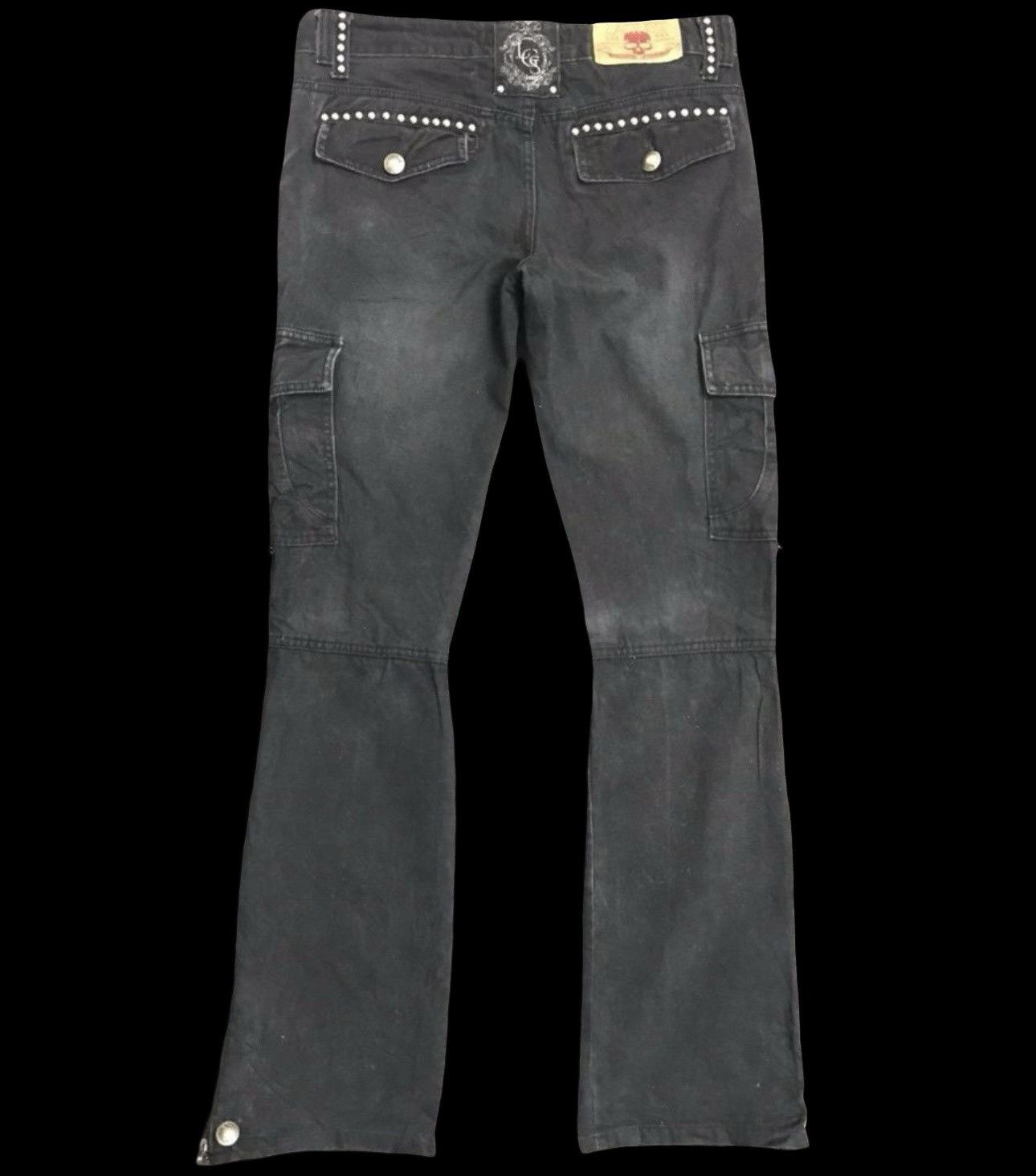 Seditionaries LAGUST Spiky Flare Archival Seditionaries Cargo Jeans F725 Size US 32 / EU 48 - 2 Thumbnail