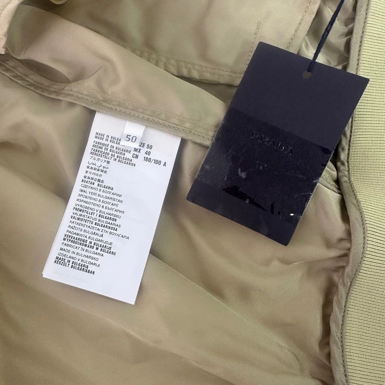 Prada Prada Champagne-colored side metal triangle logo baseball s Size US M / EU 48-50 / 2 - 5 Thumbnail