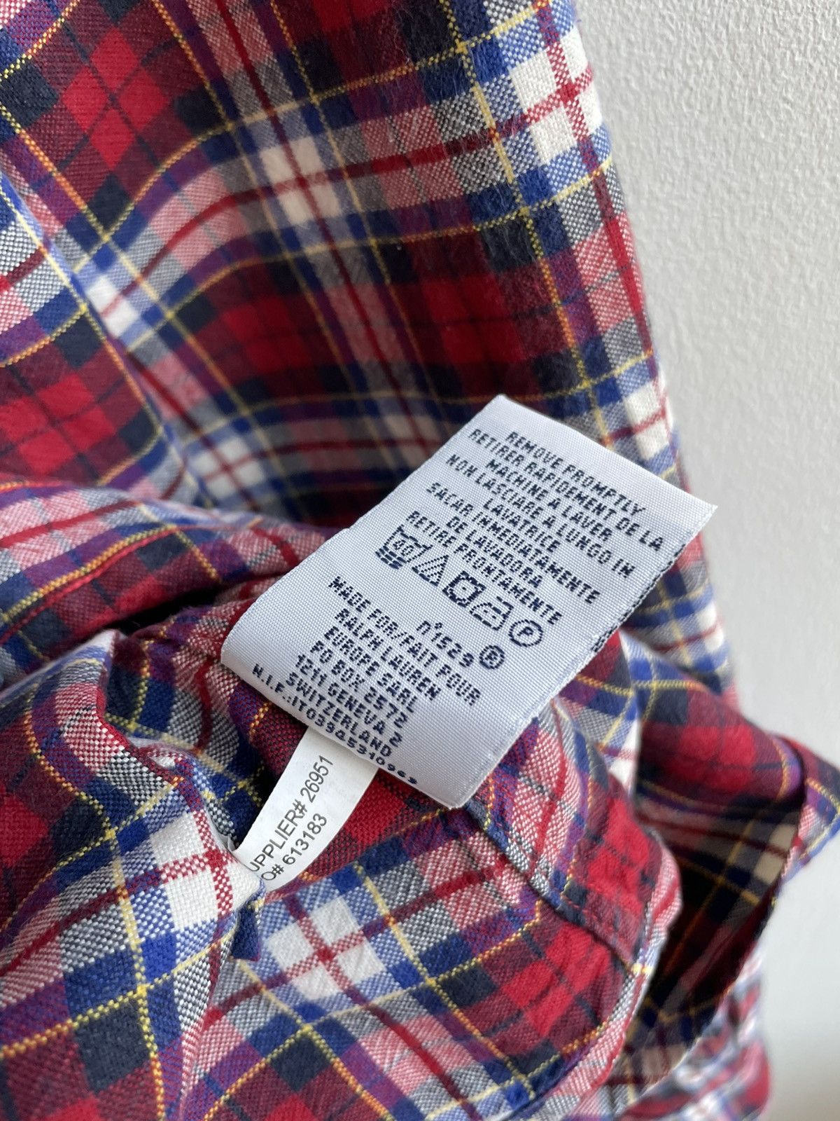 Polo Ralph Lauren Polo Ralph Lauren Button Up Shirt Check Plaid Flannel Size US M / EU 48-50 / 2 - 10 Thumbnail