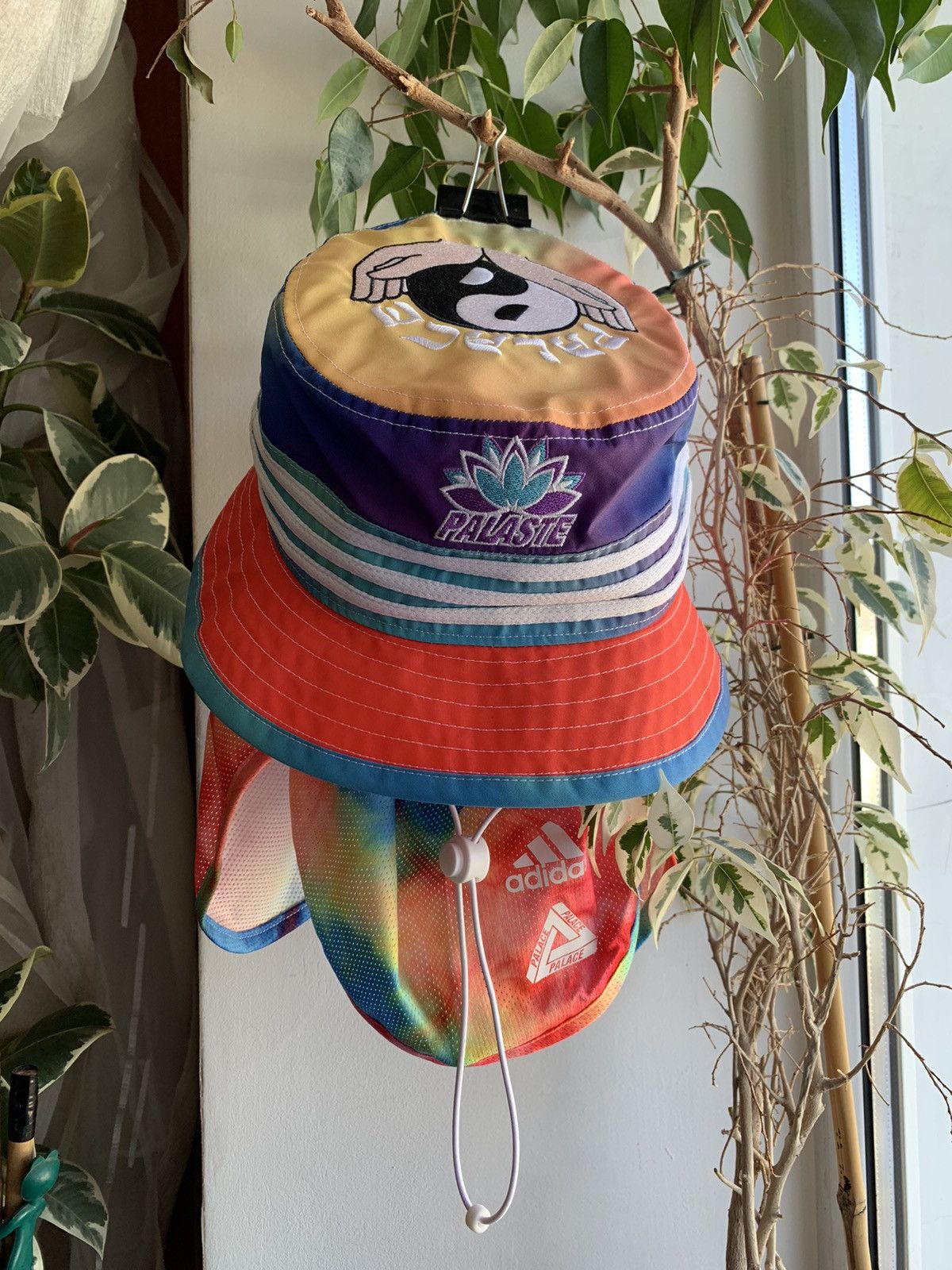 Pre-owned Adidas Originals Adidas X Palaste Yoga Bucket Hat In Multicolor