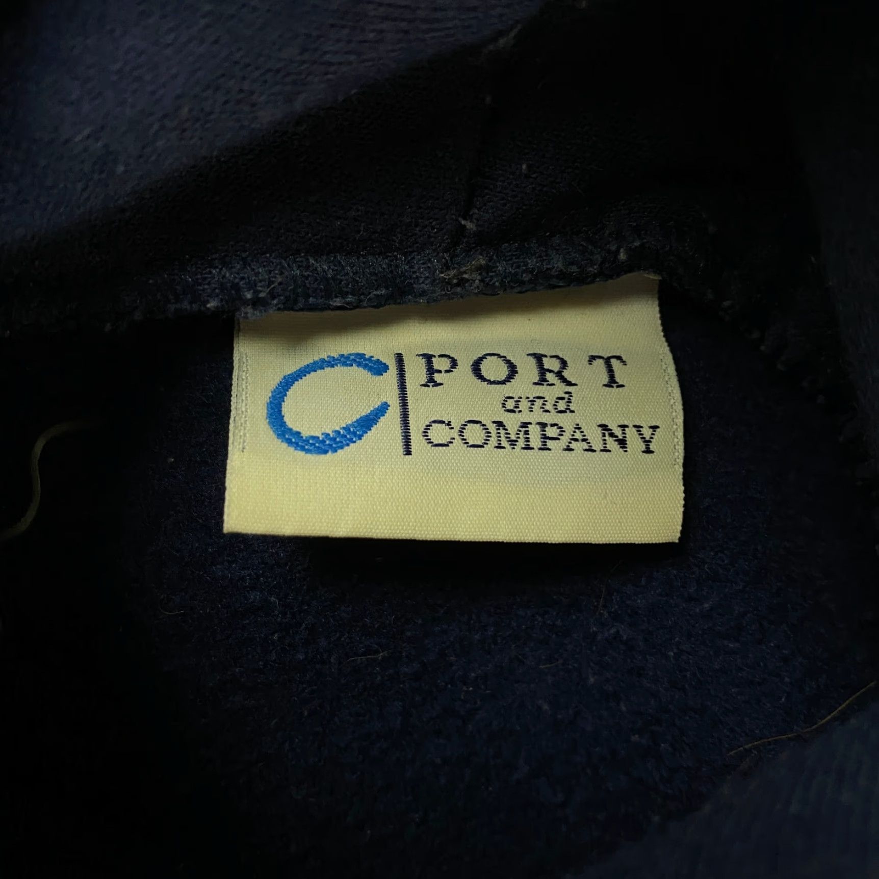 Vintage VINTAGE Calvary Hoodie Hooded Sweatshirt Navy Blue Lightning Bolt XL Size US XL / EU 56 / 4 - 4 Thumbnail