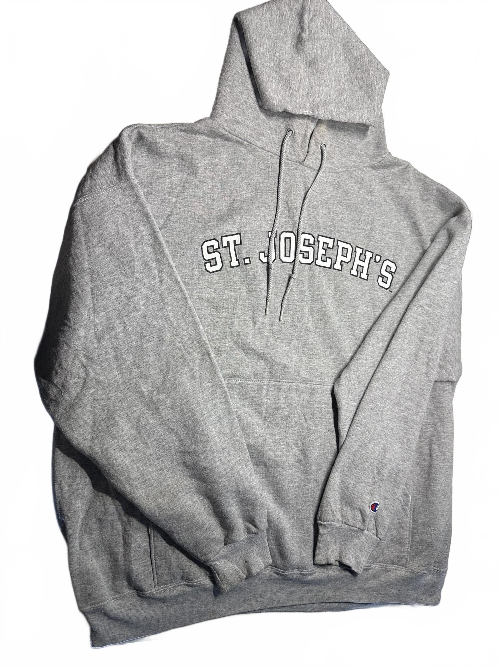 Champion Champion St. Joseph's Grey Hoodie - Cozy & Stylish Size US XL / EU 56 / 4 - 3 Thumbnail