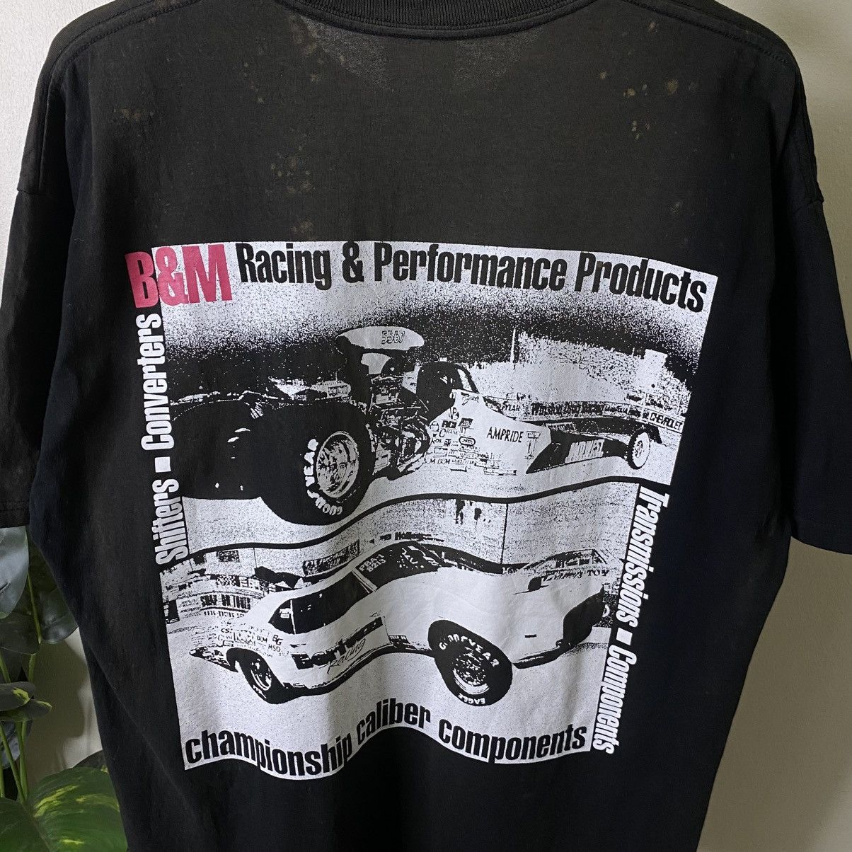 Vintage Vintage 1990s B&M Racing & Performance Factory Team T shirt Size US XL / EU 56 / 4 - 2 Thumbnail