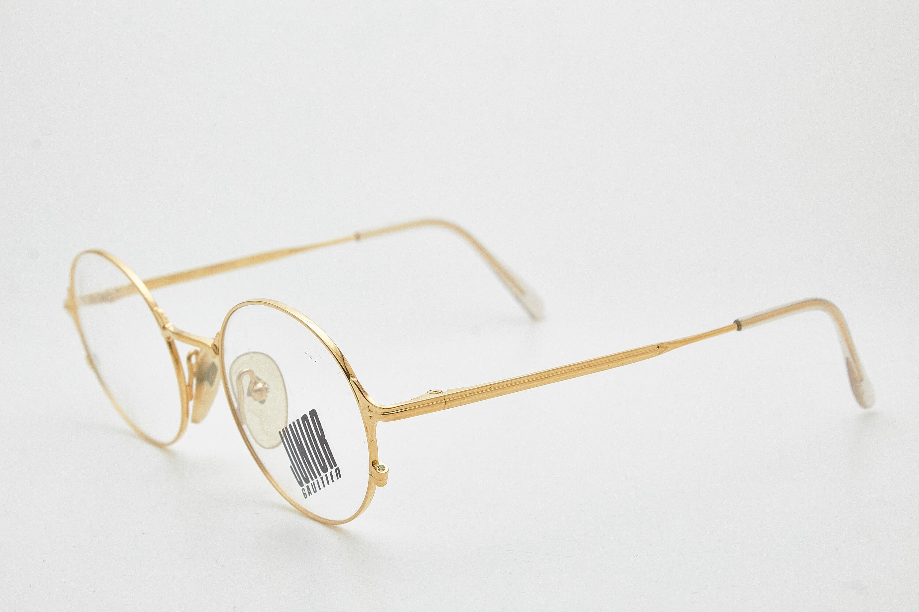 Jean Paul Gaultier Steampunk Goggles · Jean Paul Gaultier JPG 1990s Round Gold Size ONE SIZE - 4 Thumbnail