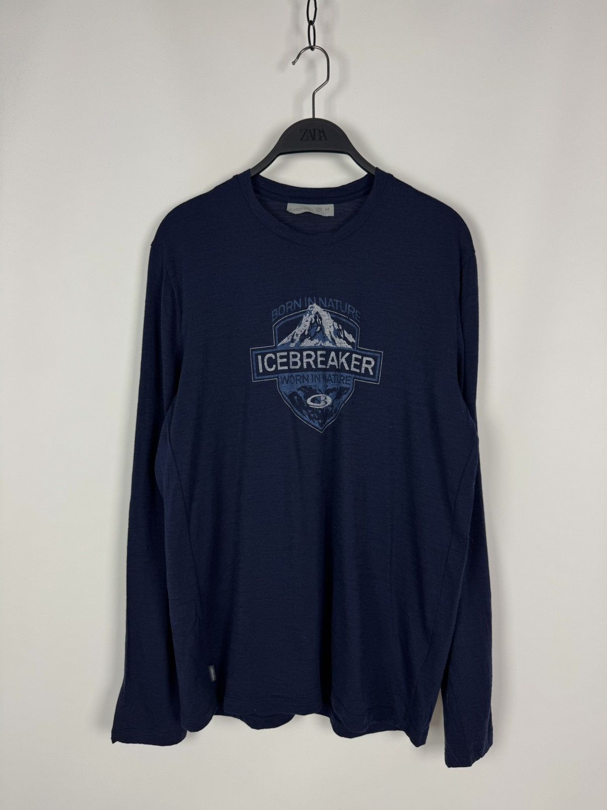 Icebreaker Icebreaker Born in Nature Graphic Merino Wool Long Sleeve Size US M / EU 48-50 / 2 - 1 Thumbnail