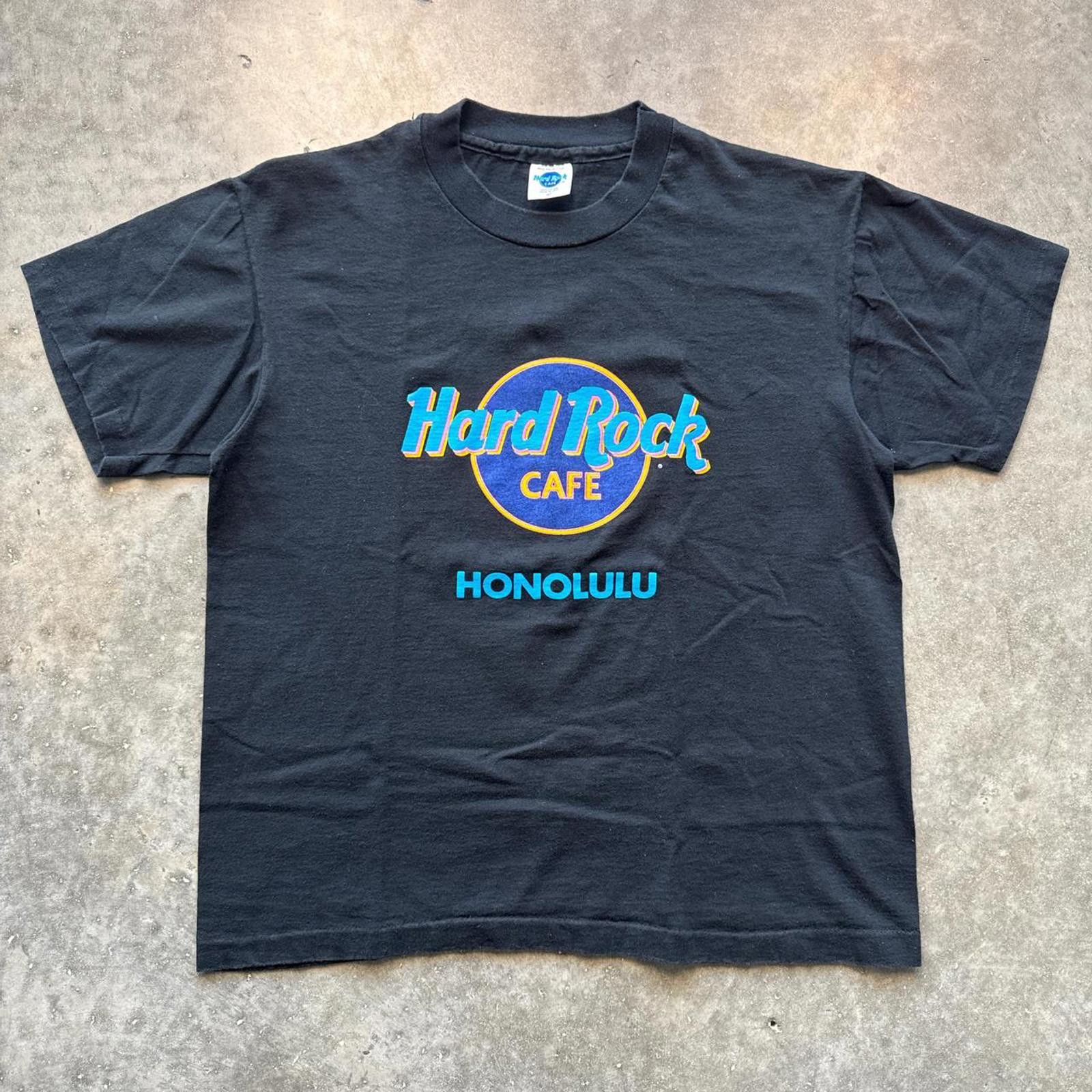Hard Rock Cafe Hard Rock Cafe Honolulu Vintage 90's Single Stitch T-Shirt Size US L / EU 52-54 / 3 - 1 Thumbnail