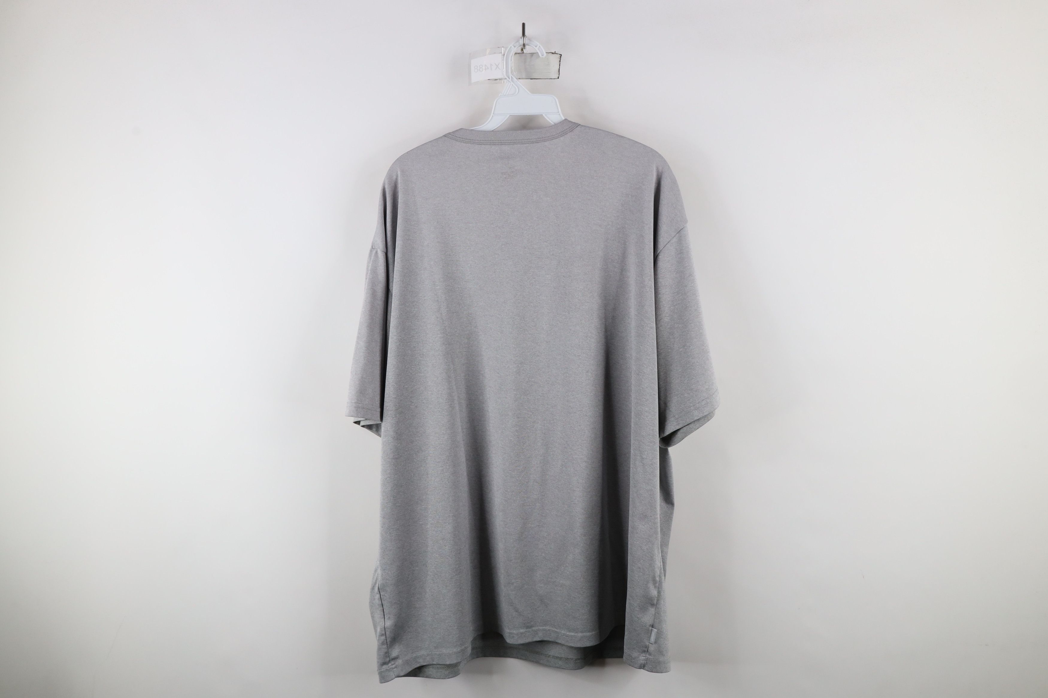 Nike × Vintage Vintage Nike Travis Scott Mini Swoosh T-Shirt Heather Gray Size US XXL / EU 58 / 5 - 11 Thumbnail
