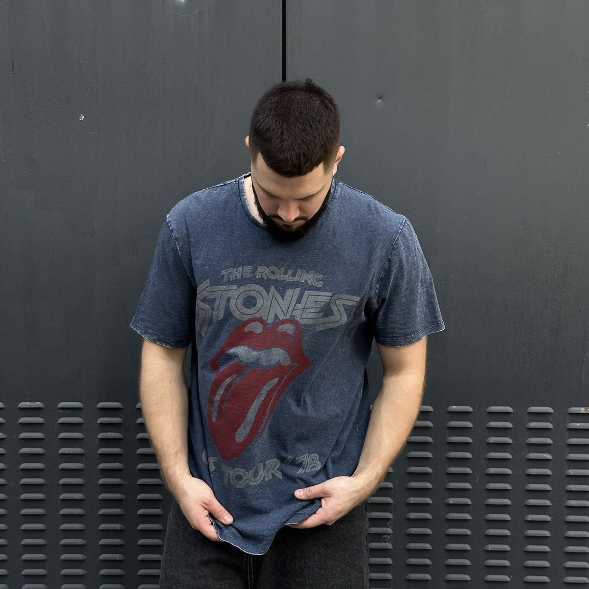 The Rolling Stones × Vintage Vintage The Rolling Stones T-shirts Big Logo Band Rock Y2K Size US XL / EU 56 / 4 - 2 Thumbnail
